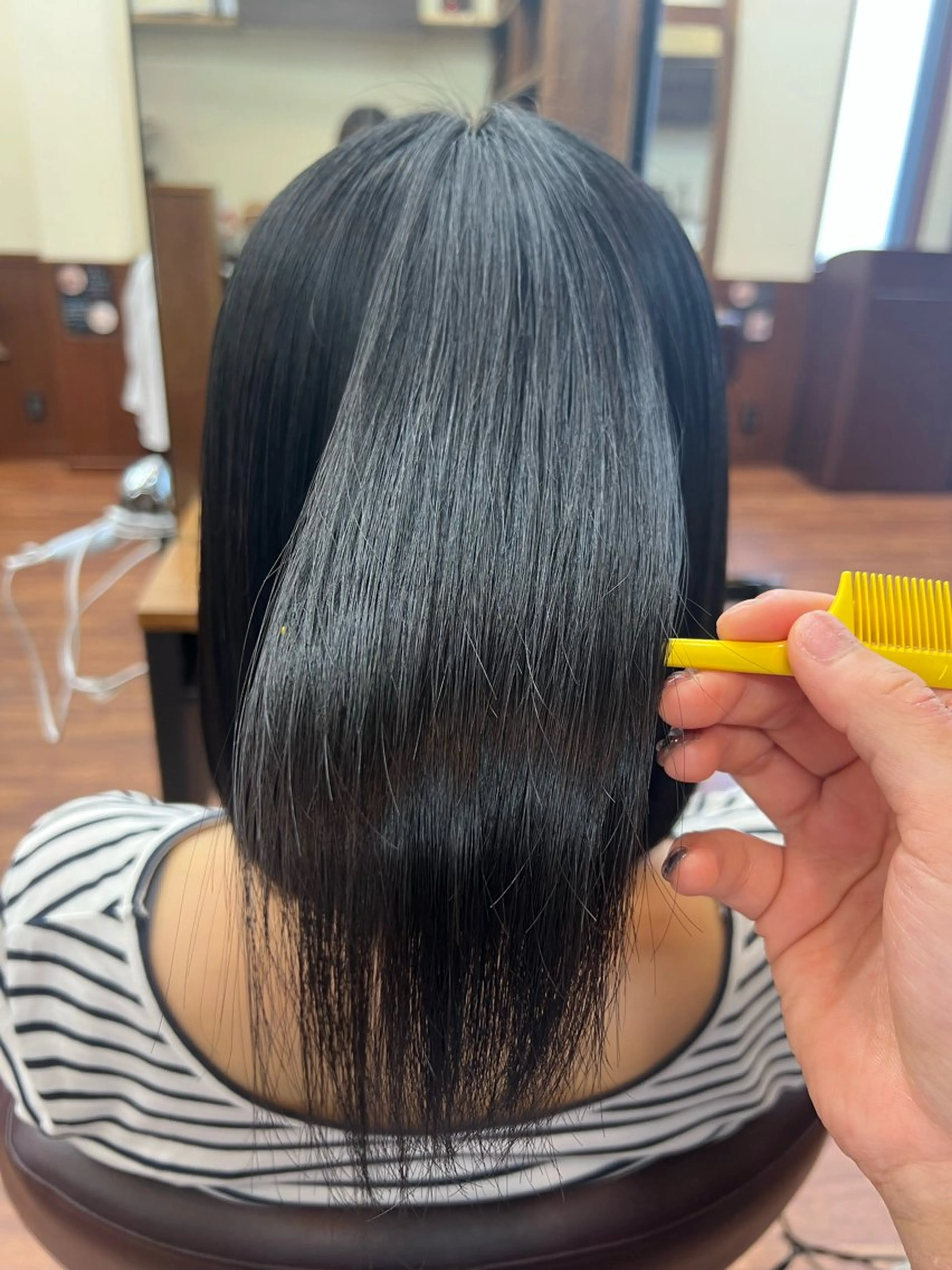 パーマ 縮毛矯正 ストレートパーマ トップスタイル所属・渡邊 晴日のヘアスタイル