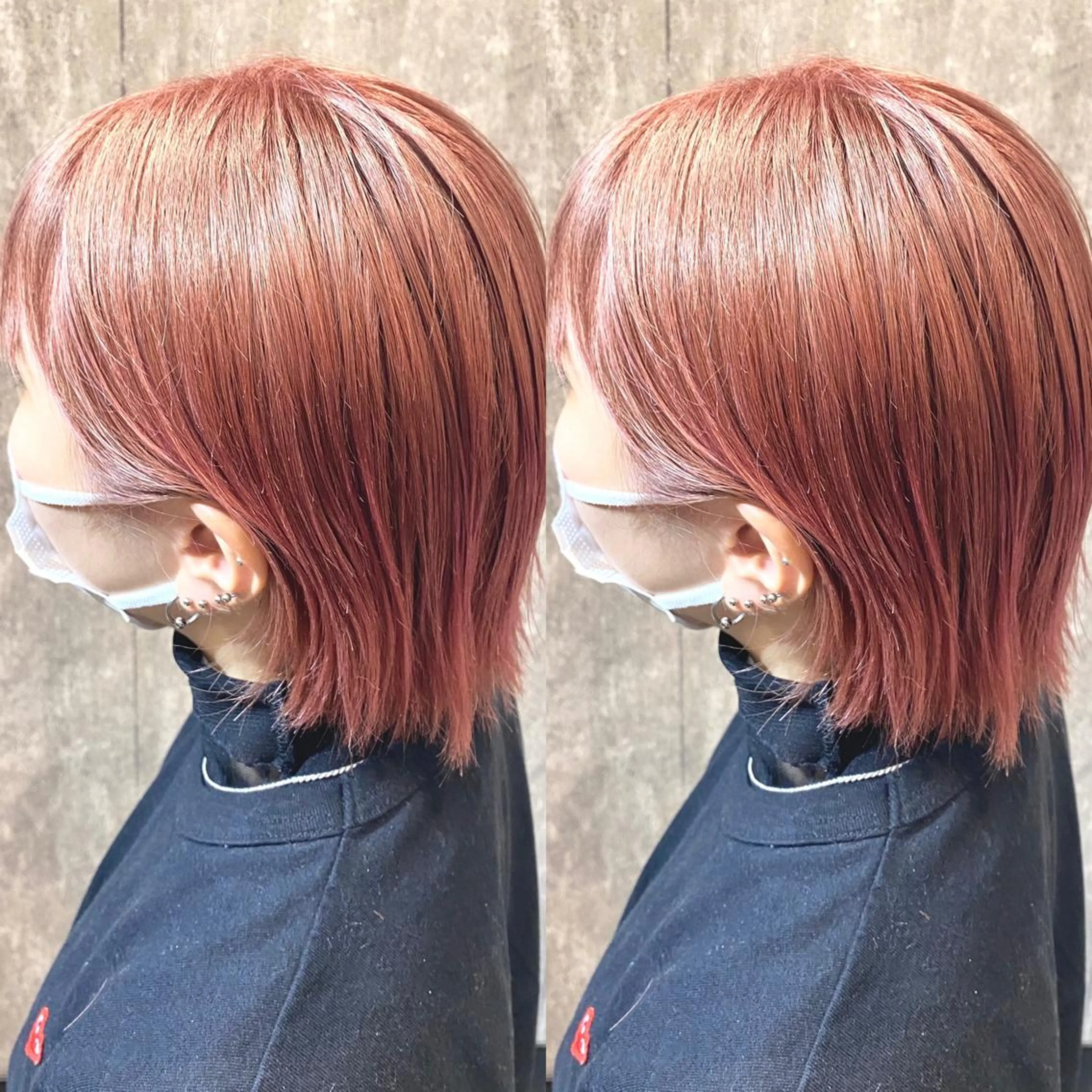 ミディアム カラー 𝙱𝙻𝙴𝙽 𝚋𝚢 𝚍𝚘𝚝.所属・🤍BLEN 窓🤍のヘアスタイル