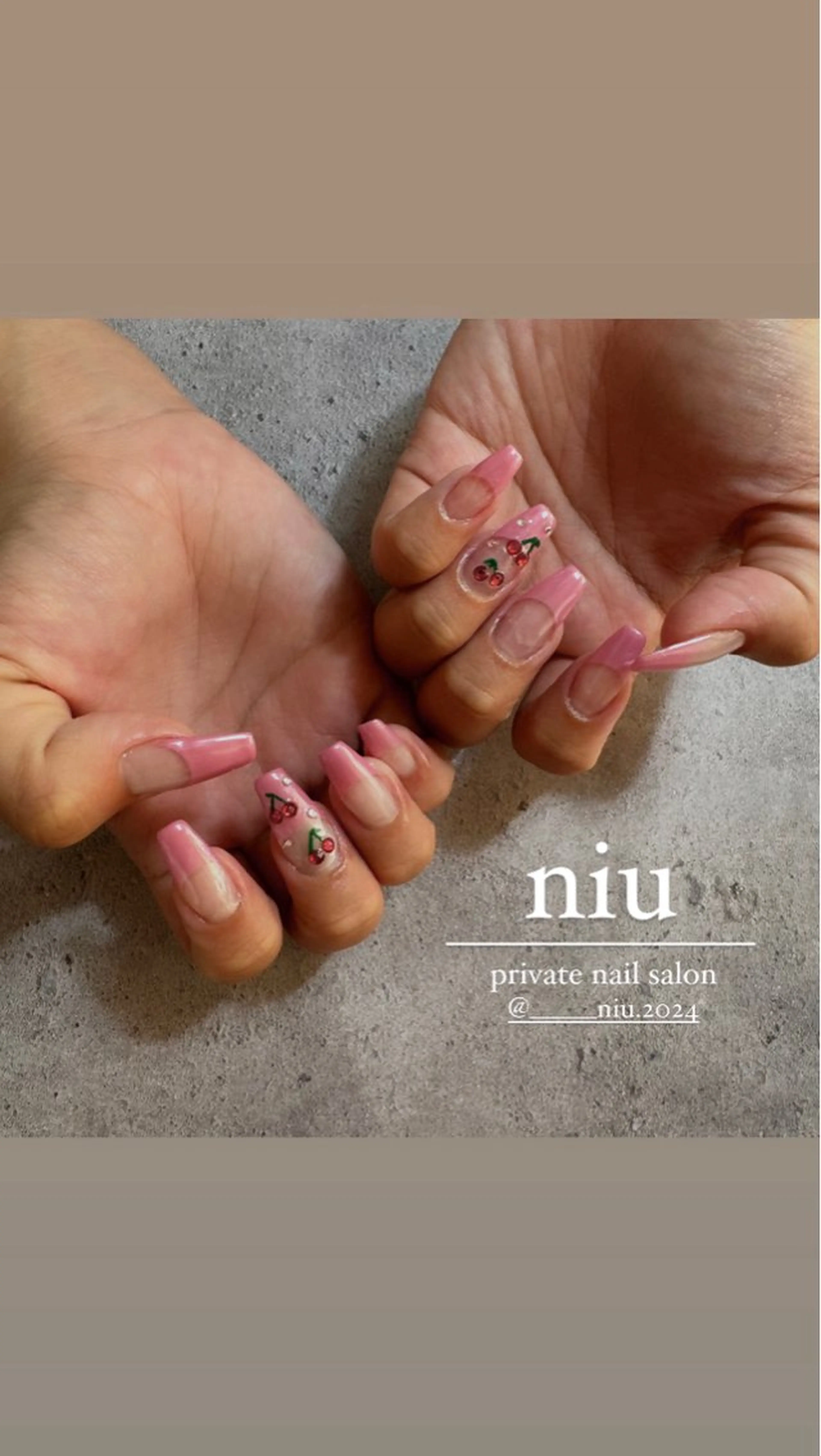 ネイル フレンチネイル nail salon niuのネイルデザイン