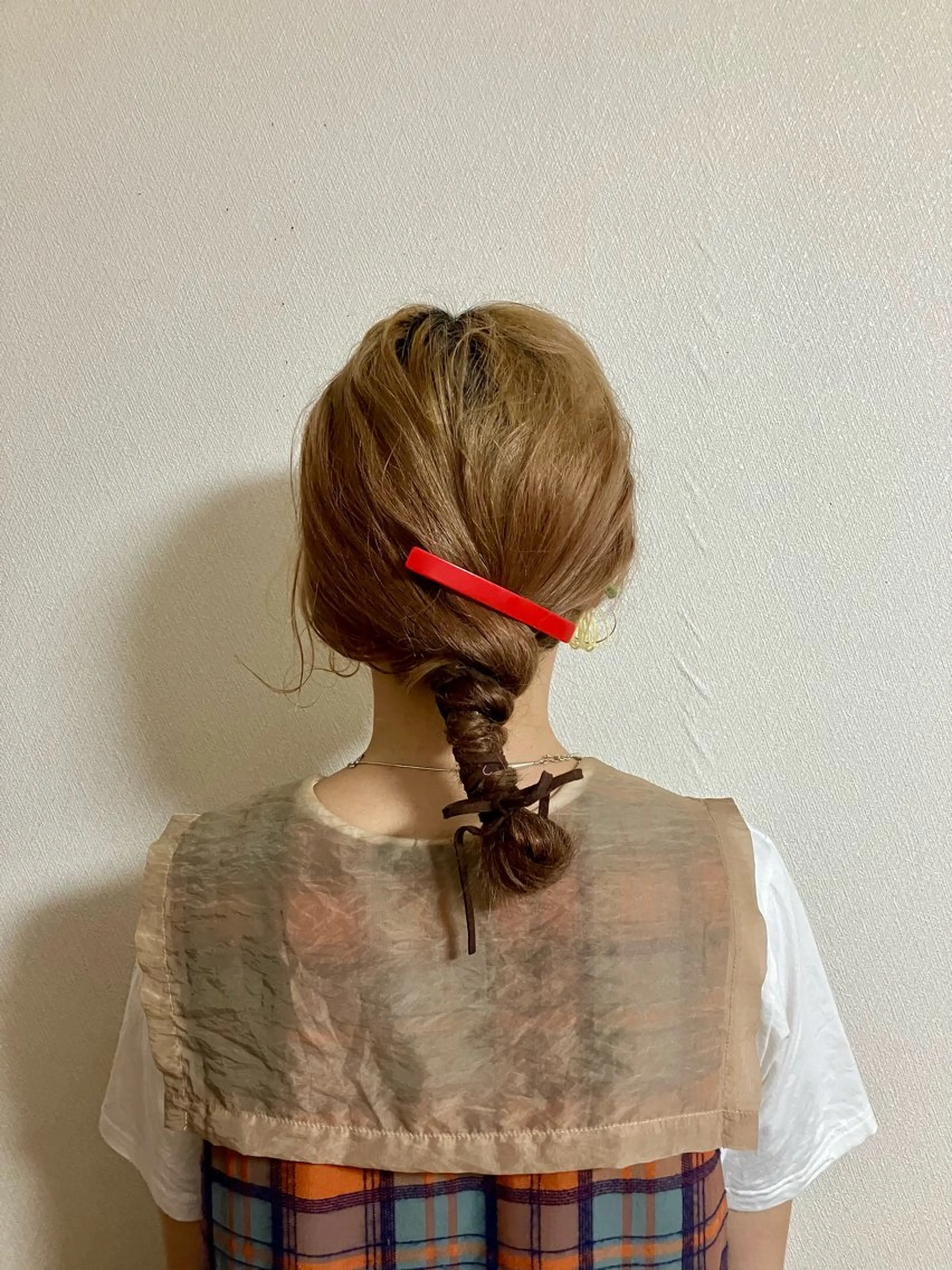 セミロング ヘアアレンジ 清水 美香のヘアスタイル