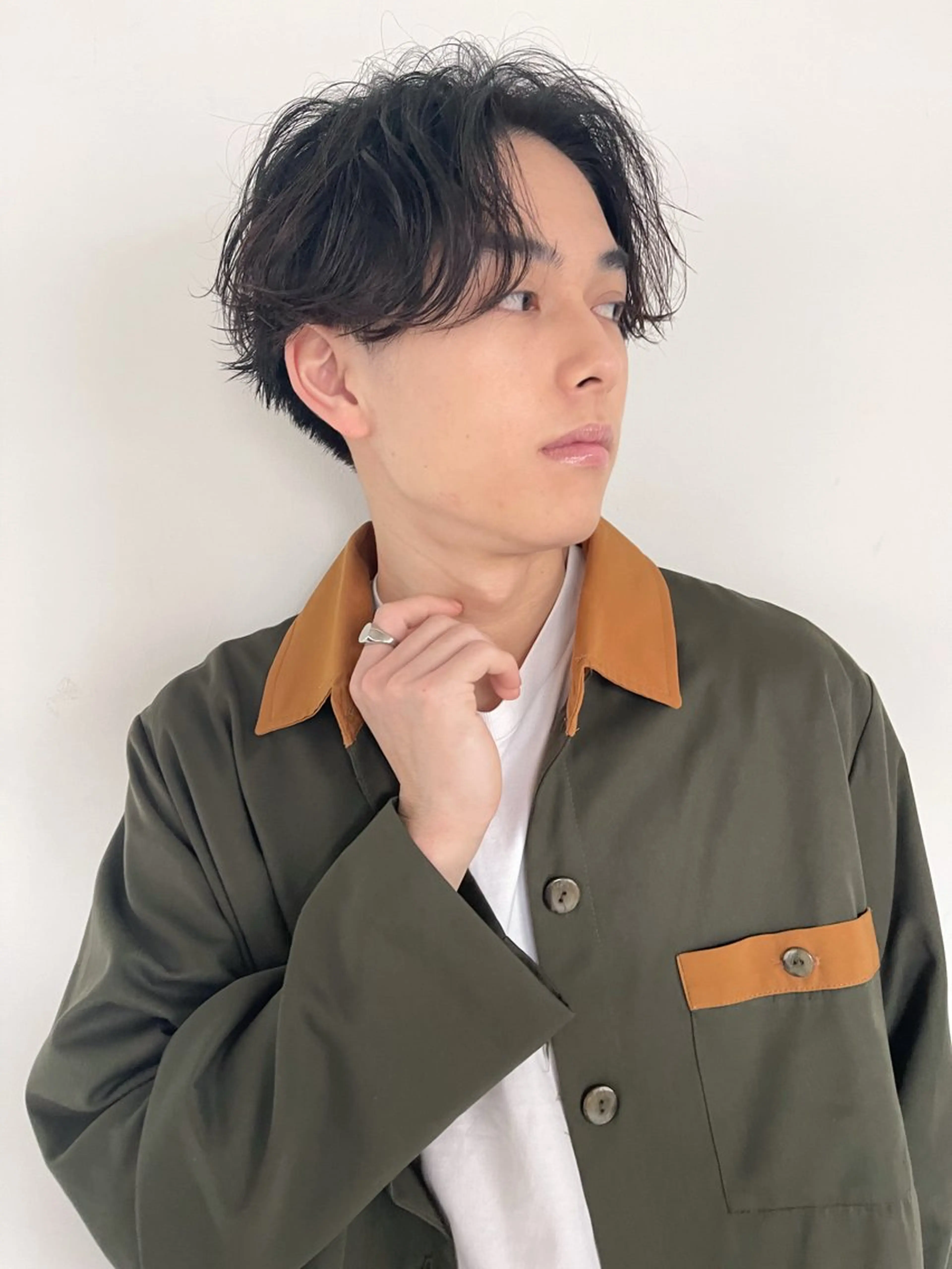 メンズ メンズパーマ カット パーマ 川本 裕🌿のヘアスタイル