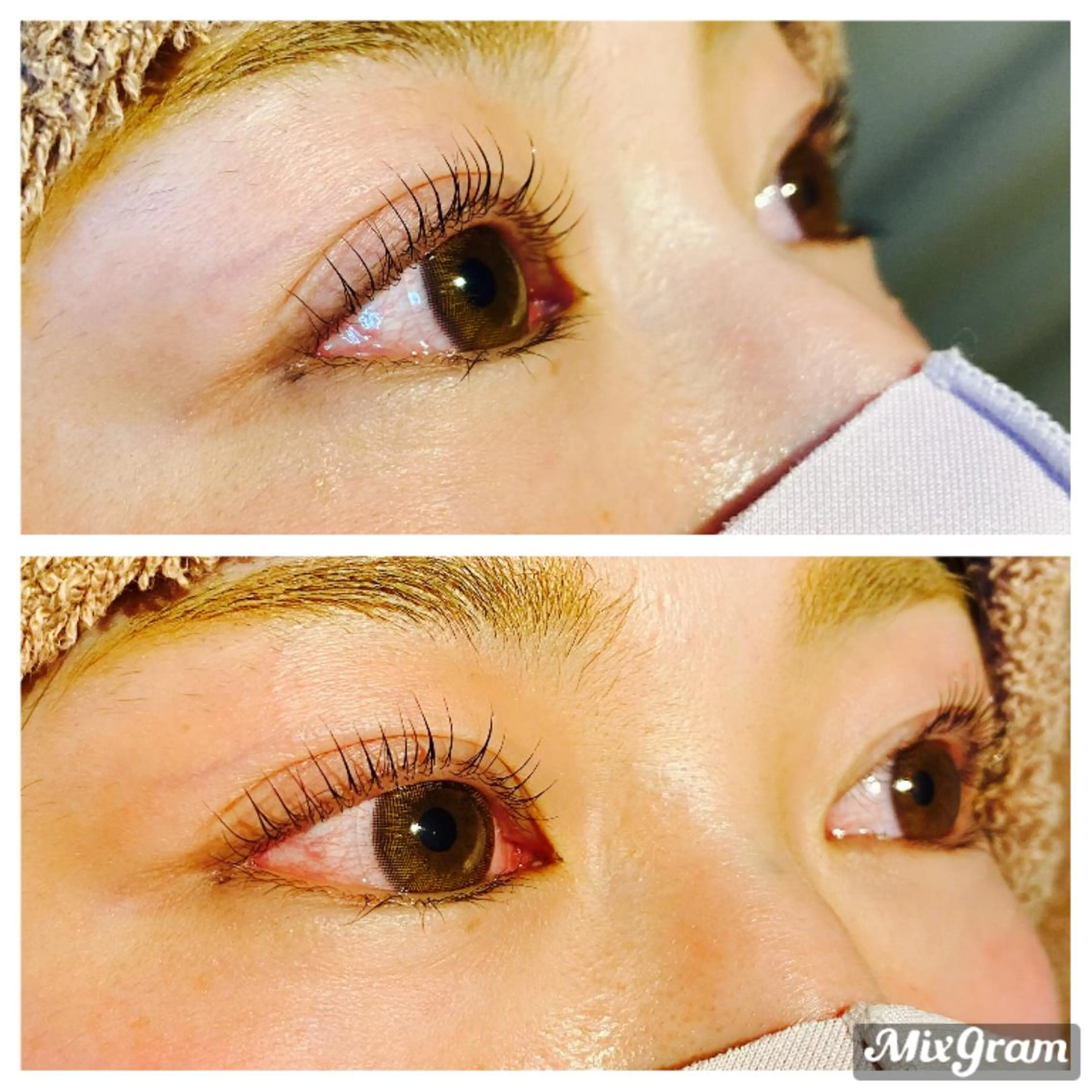 マツエク・マツパ パリジェンヌラッシュリフト マツパ beauty＆eyelush　RADIANCE所属・manaka .Tのマツエク・マツパデザイン