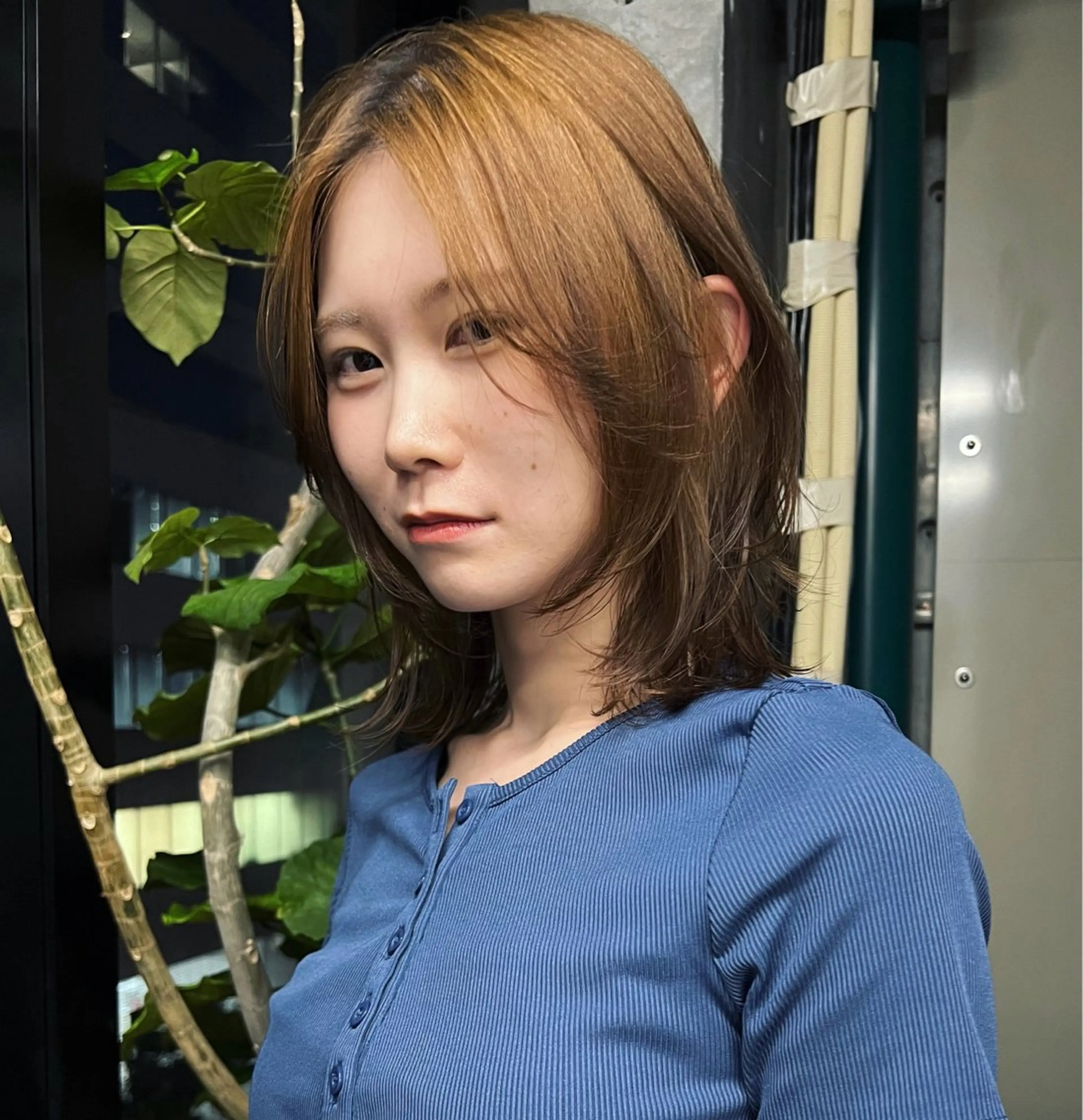 ミディアム カット レイヤーカット カシマハヤトのヘアスタイル