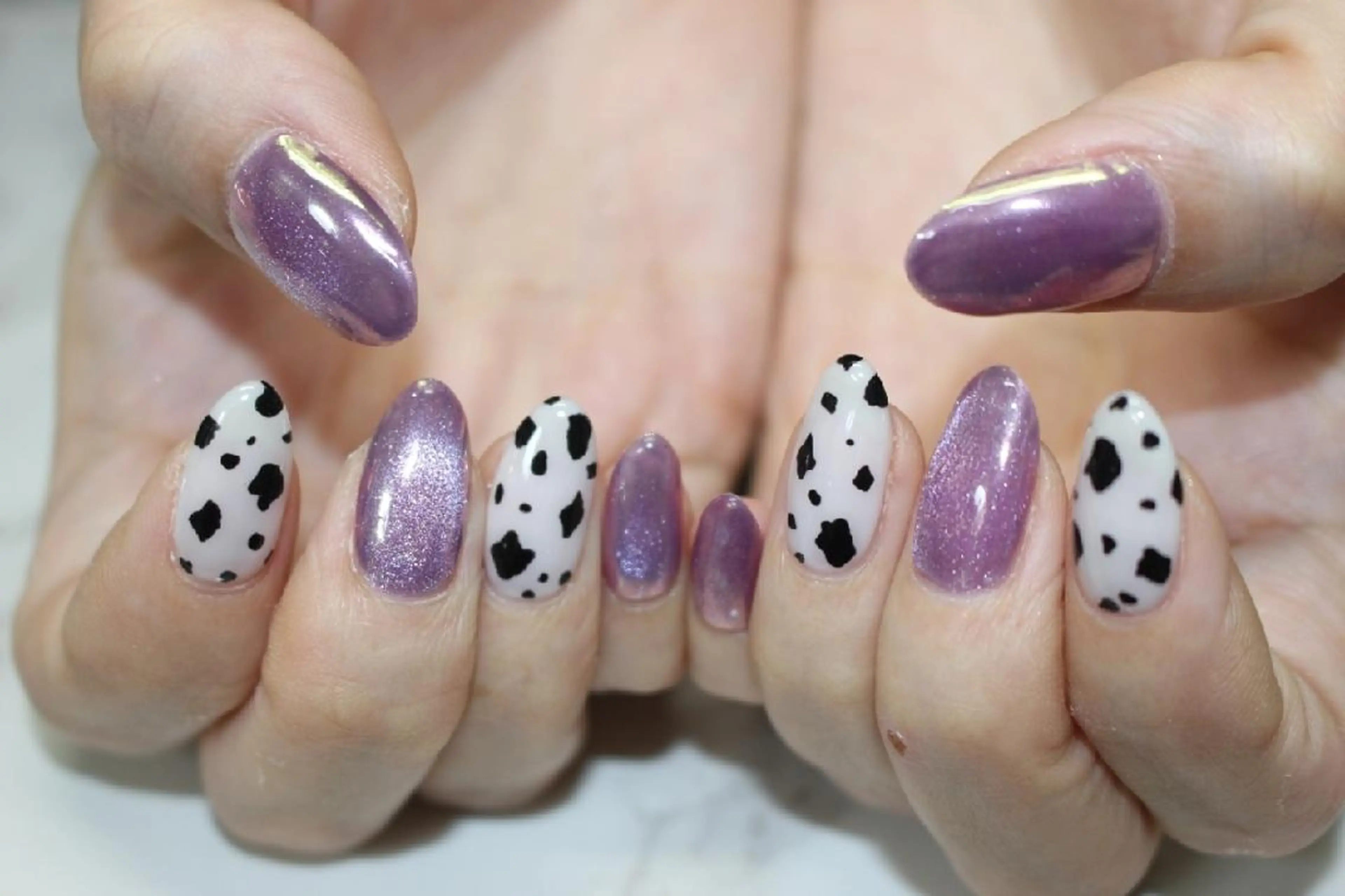 ネイル アートネイル ジェルネイル ミラーネイル ニュアンスネイル ホワイト yu-a☆ ネイル &ホワイトニングのネイルデザイン