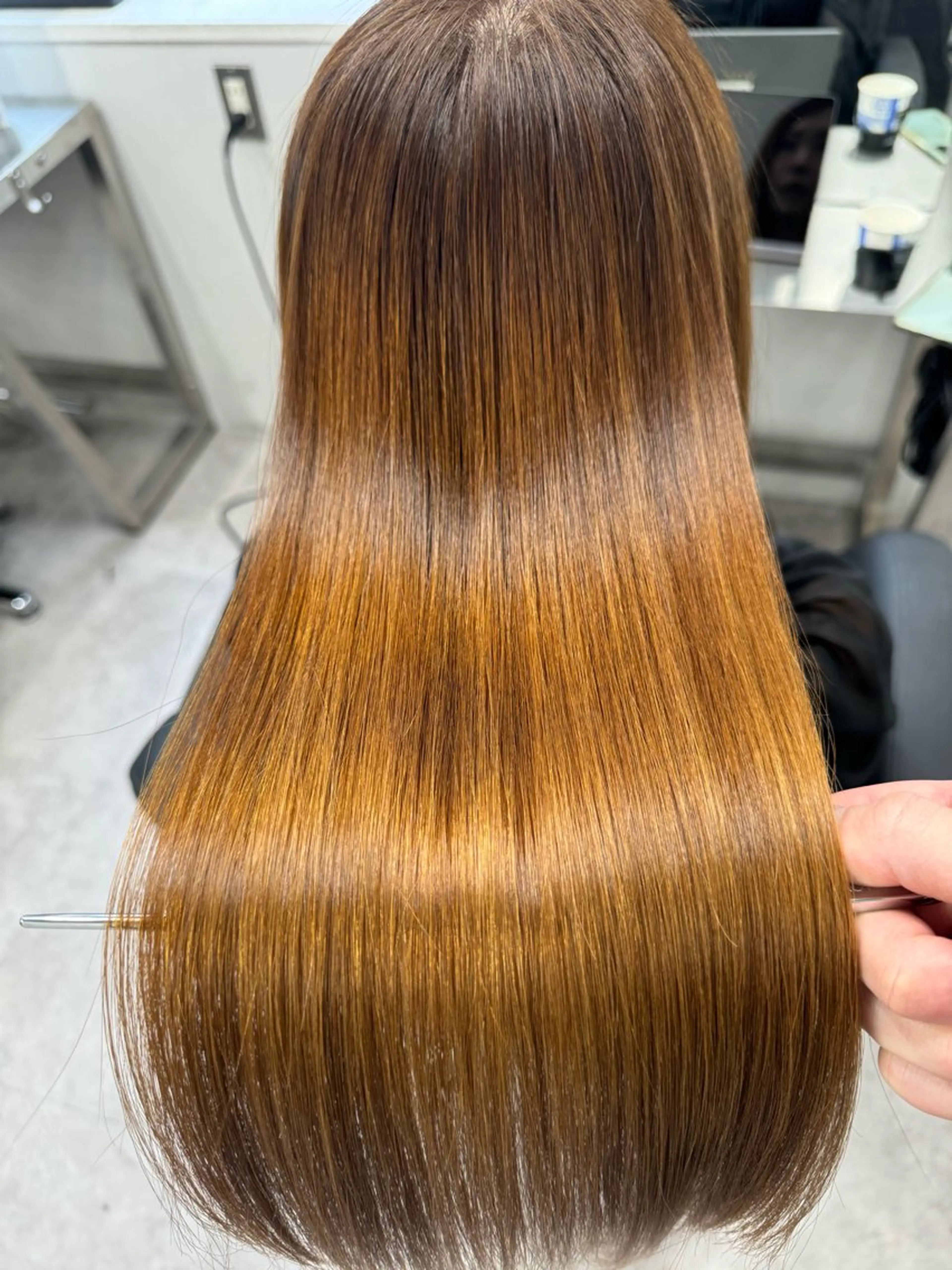 ロング カット トリートメント ヘッドスパ 🎀盛れる顔周り×レ イヤー×透明感/米田のヘアスタイル
