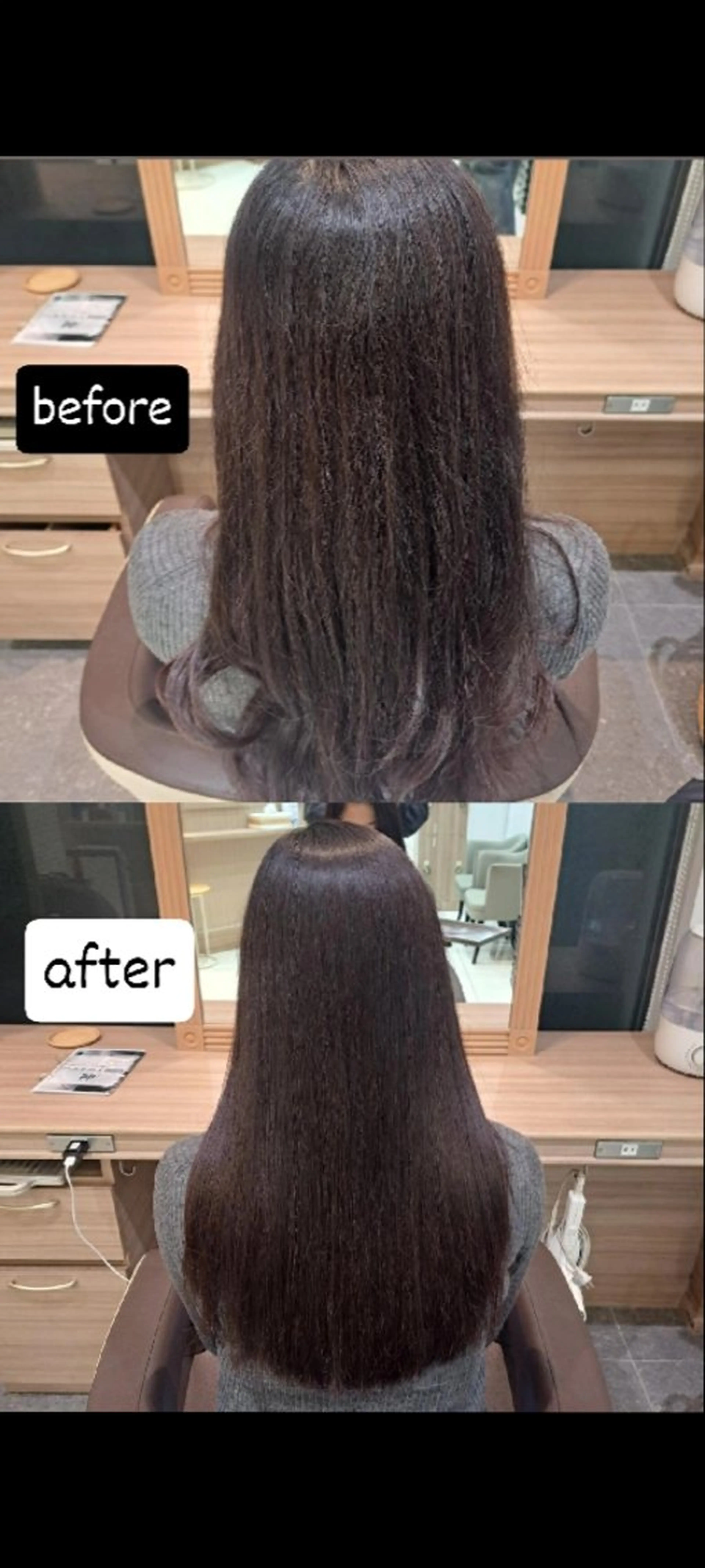 ロング パーマ 極艶縮毛／髪質改善／ KOTAのヘアスタイル