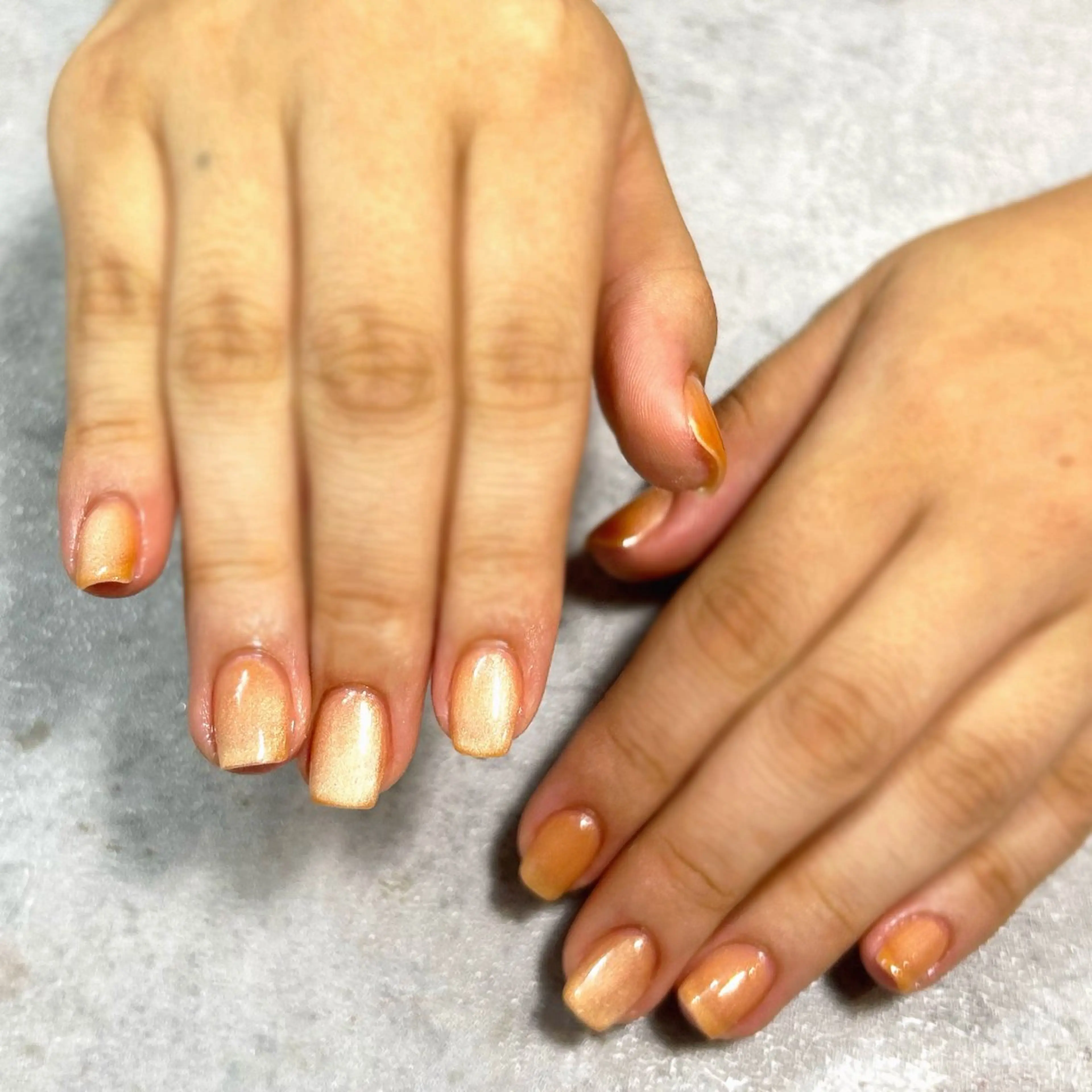 ネイル オレンジ ハンドネイル MEGUMI 🌙WOLTOKYOのネイルデザイン