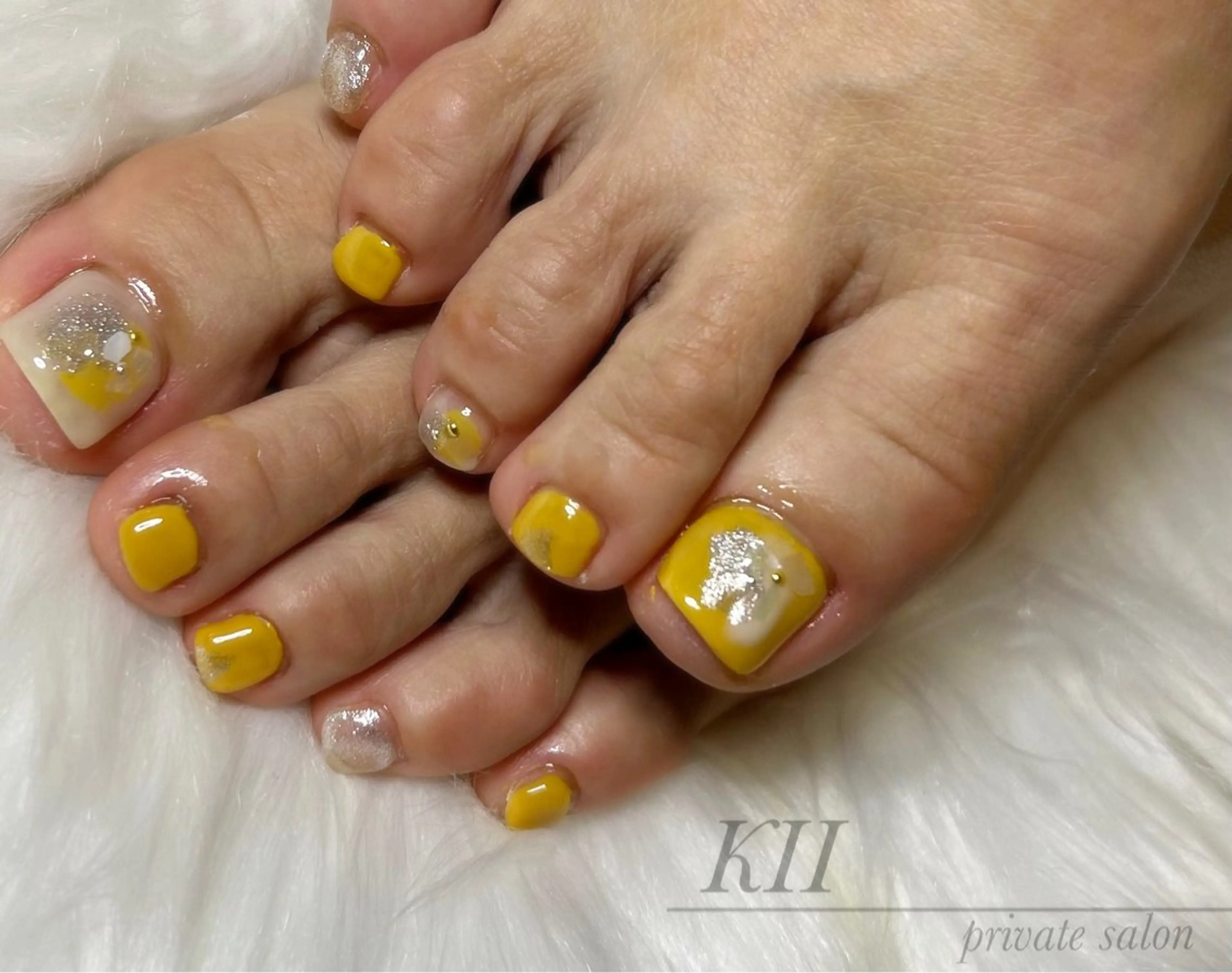 ネイル フットネイル private nail  KIIのネイルデザイン