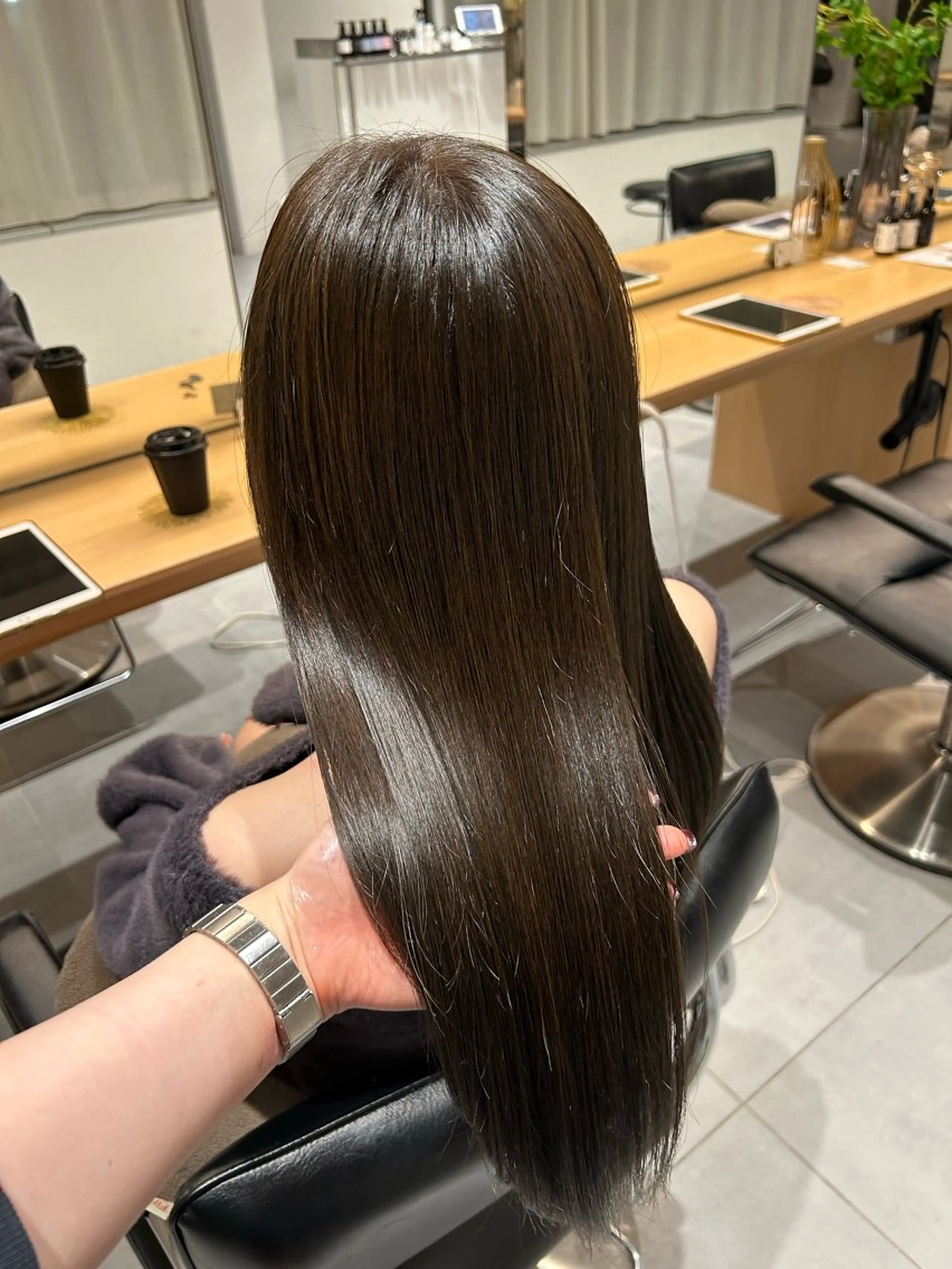 ロング カラー カット ヘアカラー トリートメント 🧚つやさらhair 🧚manakaのヘアスタイル