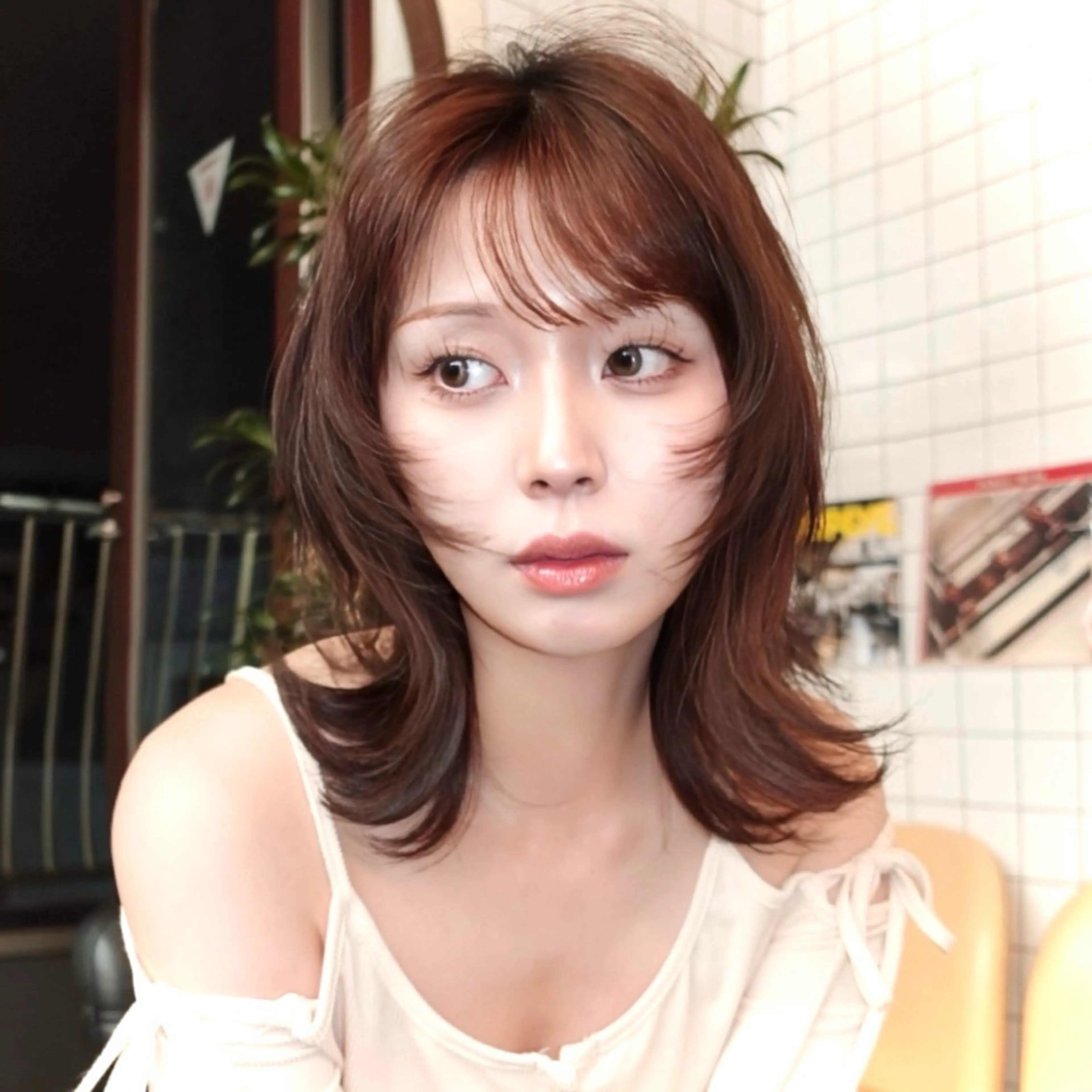 【新規3名限定❣️】カラー+自社開発トリートメント🫧#透明感カラー#レイヤーカット#ハッシュカットカット#ウルフカットの写真