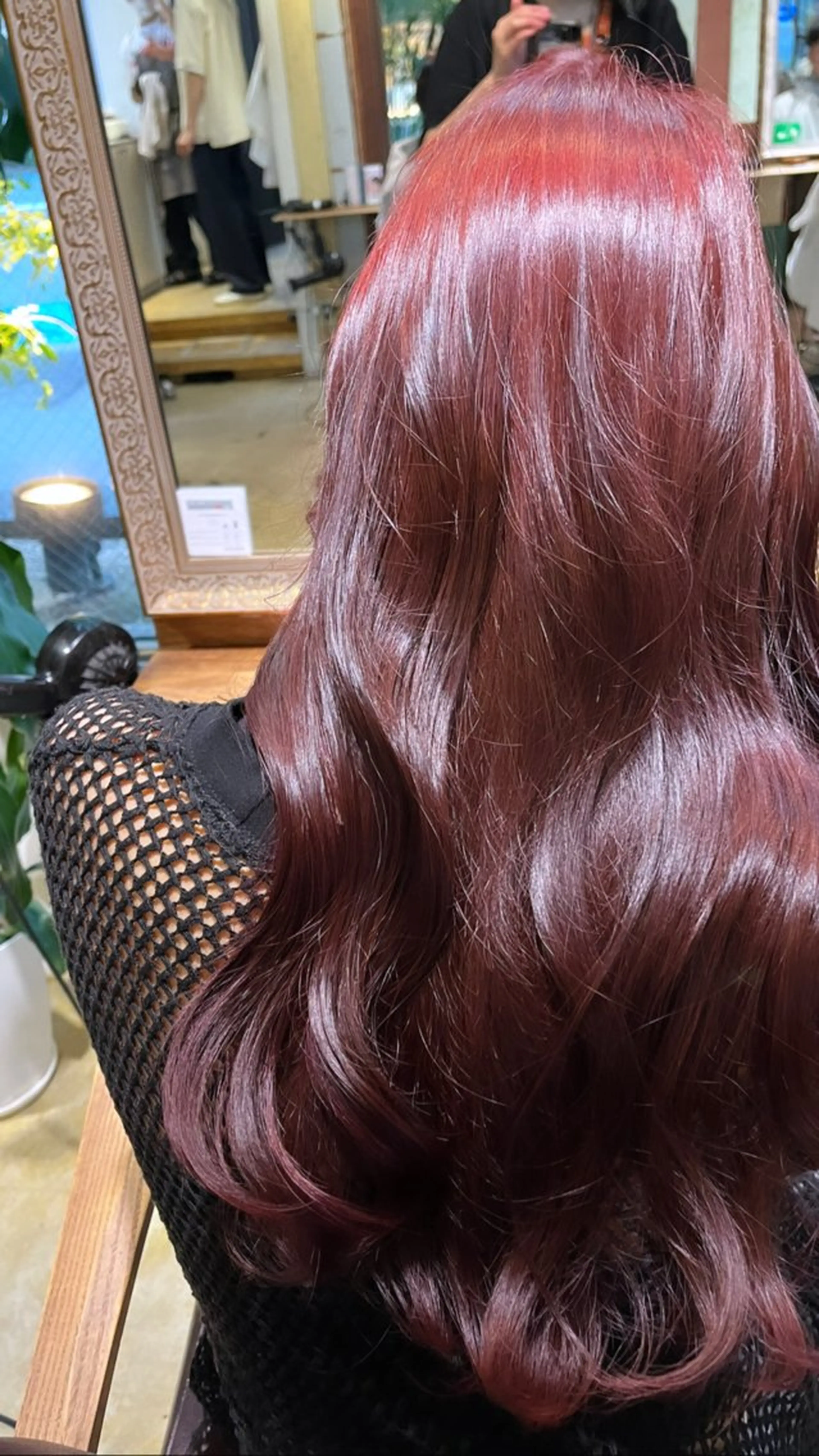 カラー ブリーチ ダブルカラー ブリーチなしカラー えんぐちとも／透明感 カラー／博多ボブのヘアスタイル