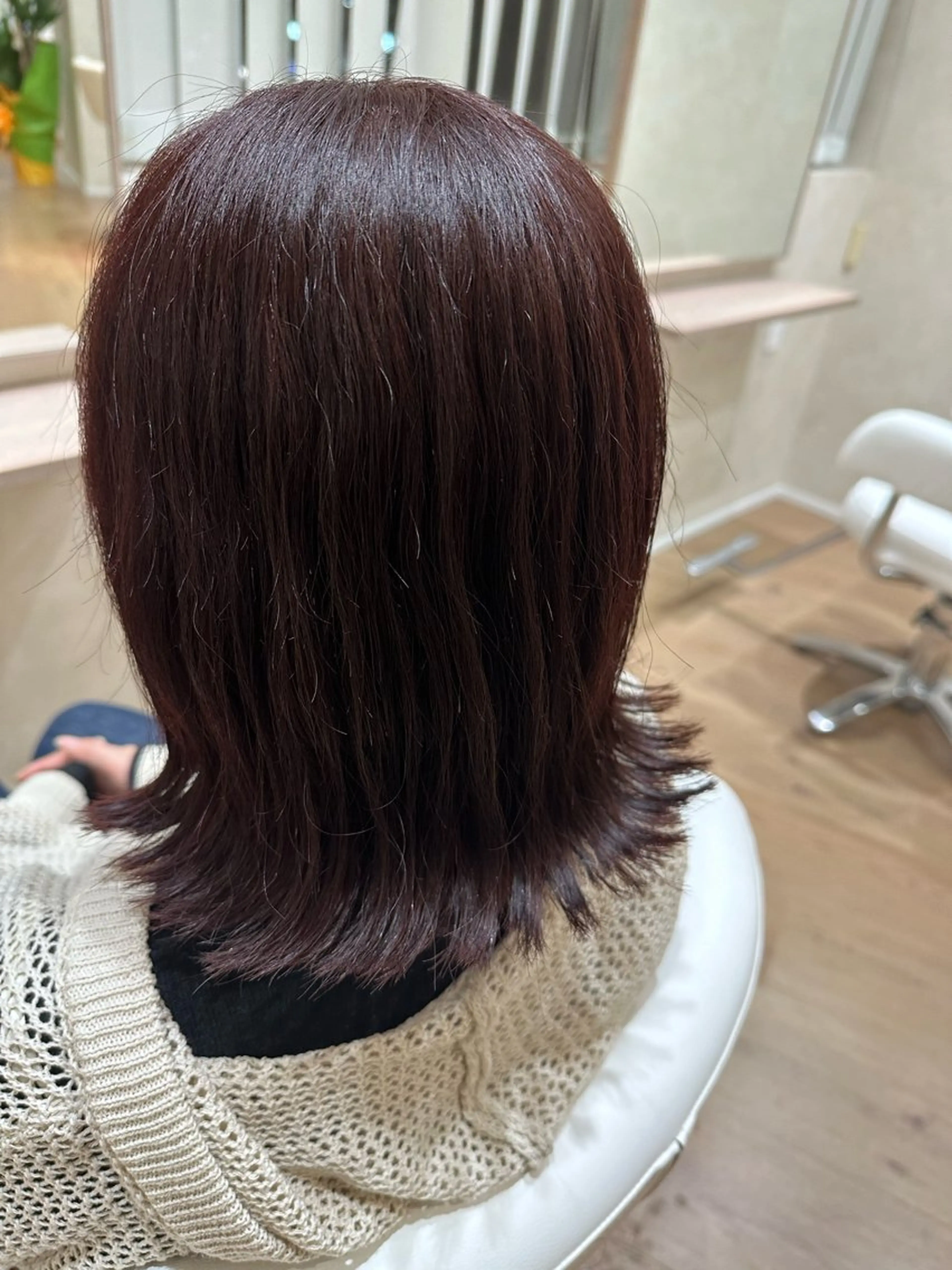 ミディアム カラー ヘアカラー AVANCE泉大津店所属・髪質改善・艶カラー 加茂瑞希のヘアスタイル