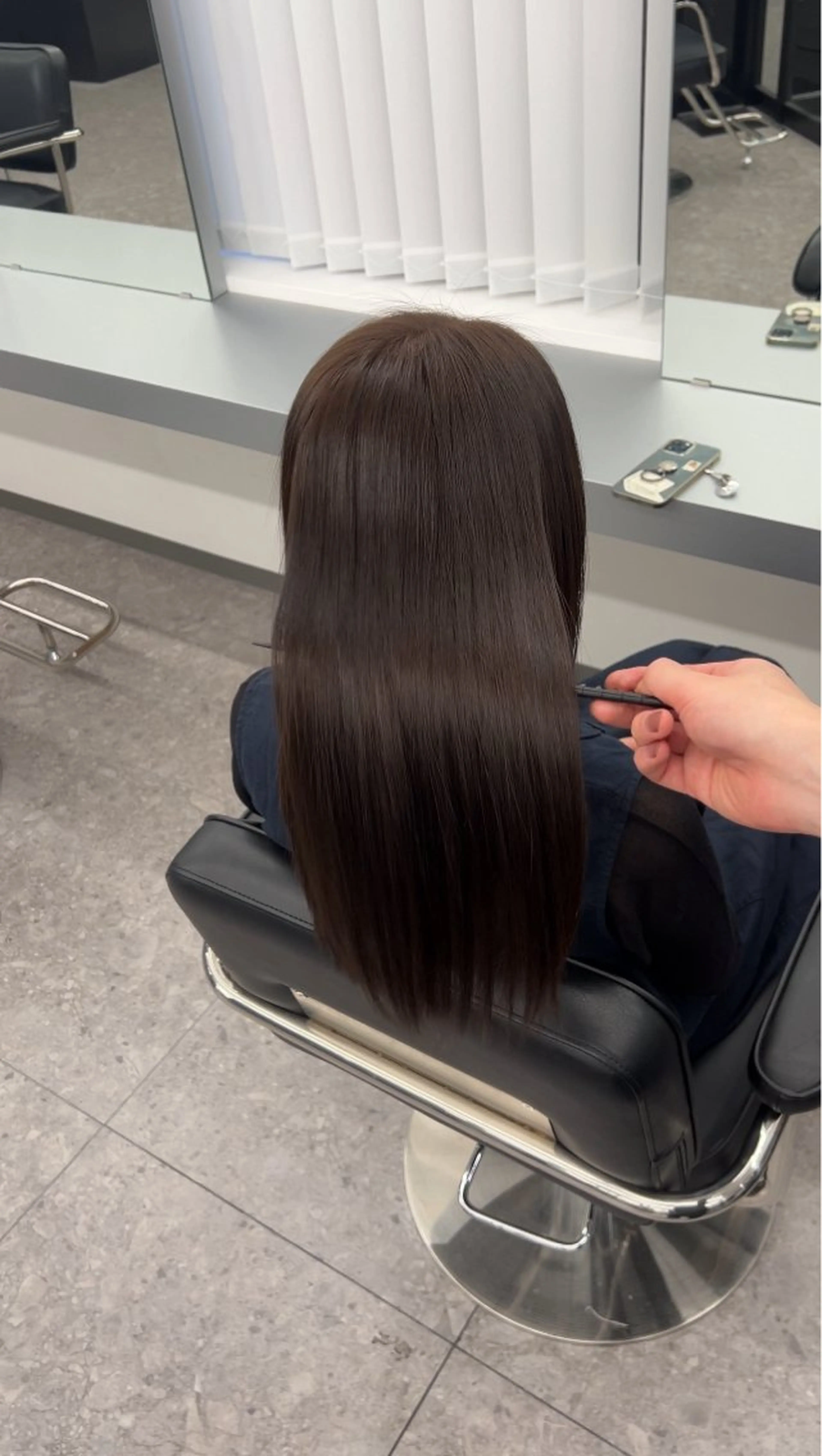 ロング 髪質改善ストレート /髪質改善/中内寛太のヘアスタイル