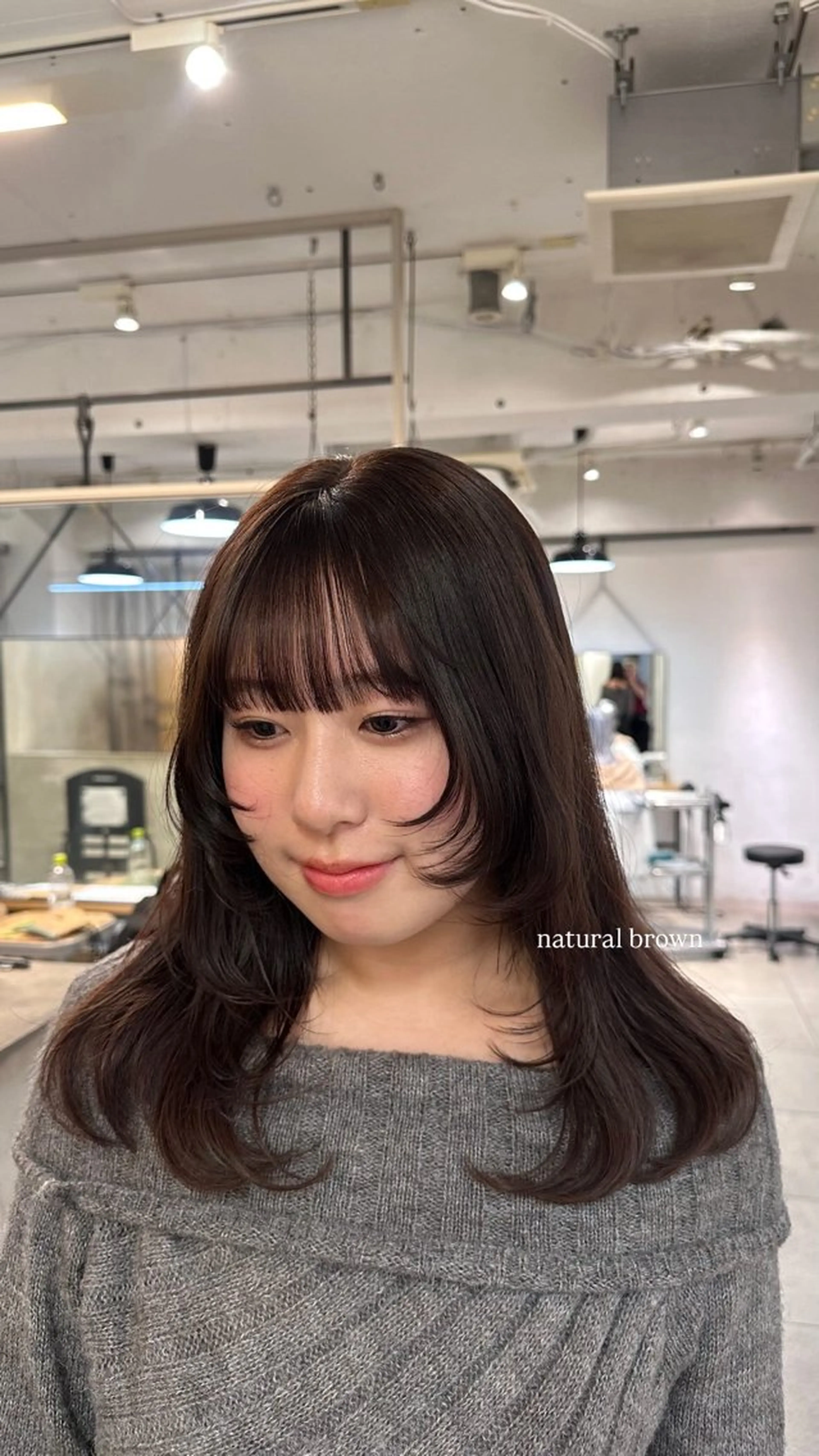 ミディアム カラー ヘアカラー Lomalia Rukaのヘアスタイル