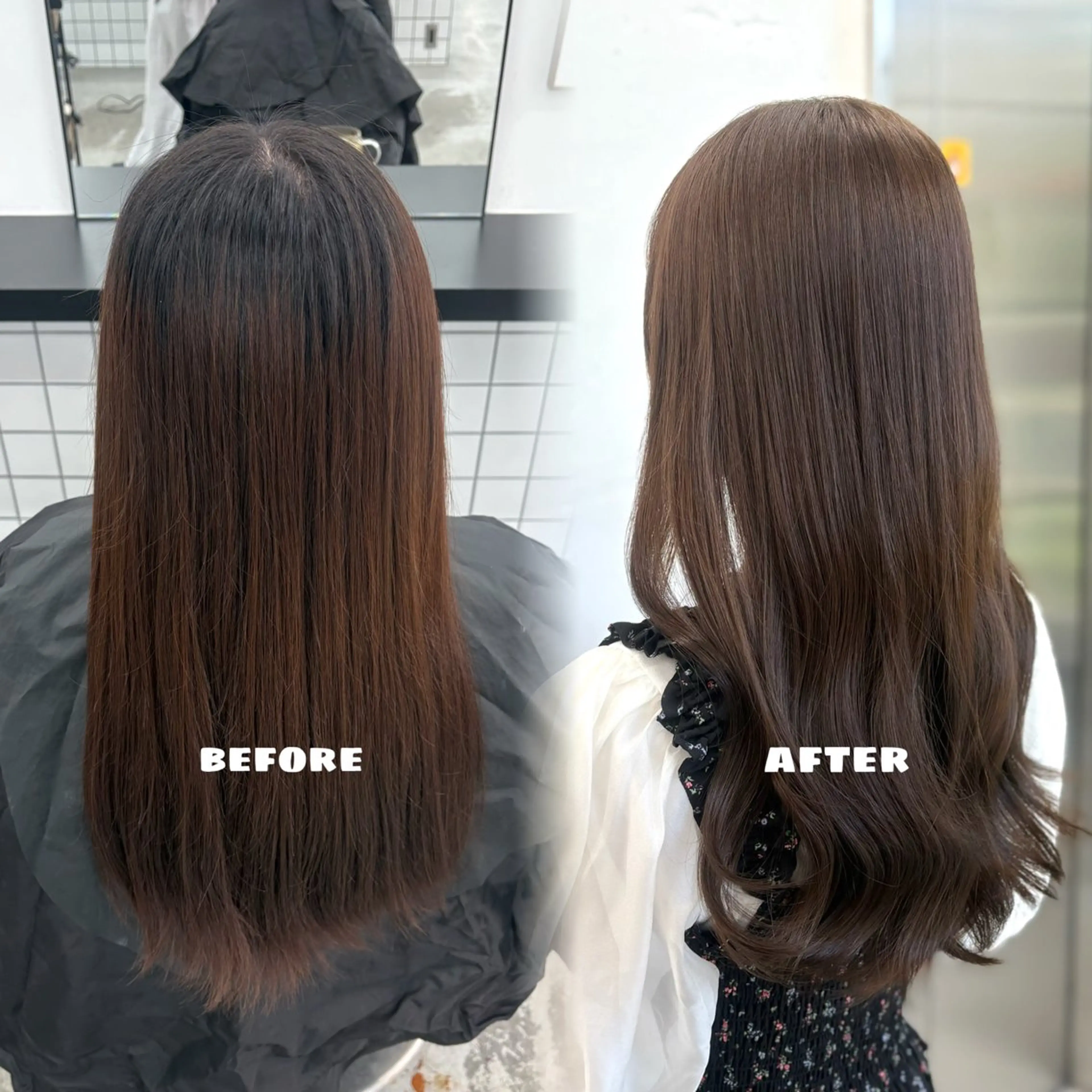 ロング カラー ベージュカラー 透明感カラー オリーブベージュ ヘアカラー トリートメント 🌟ゆりあ🌟 JILLSTUDIOのヘアスタイル