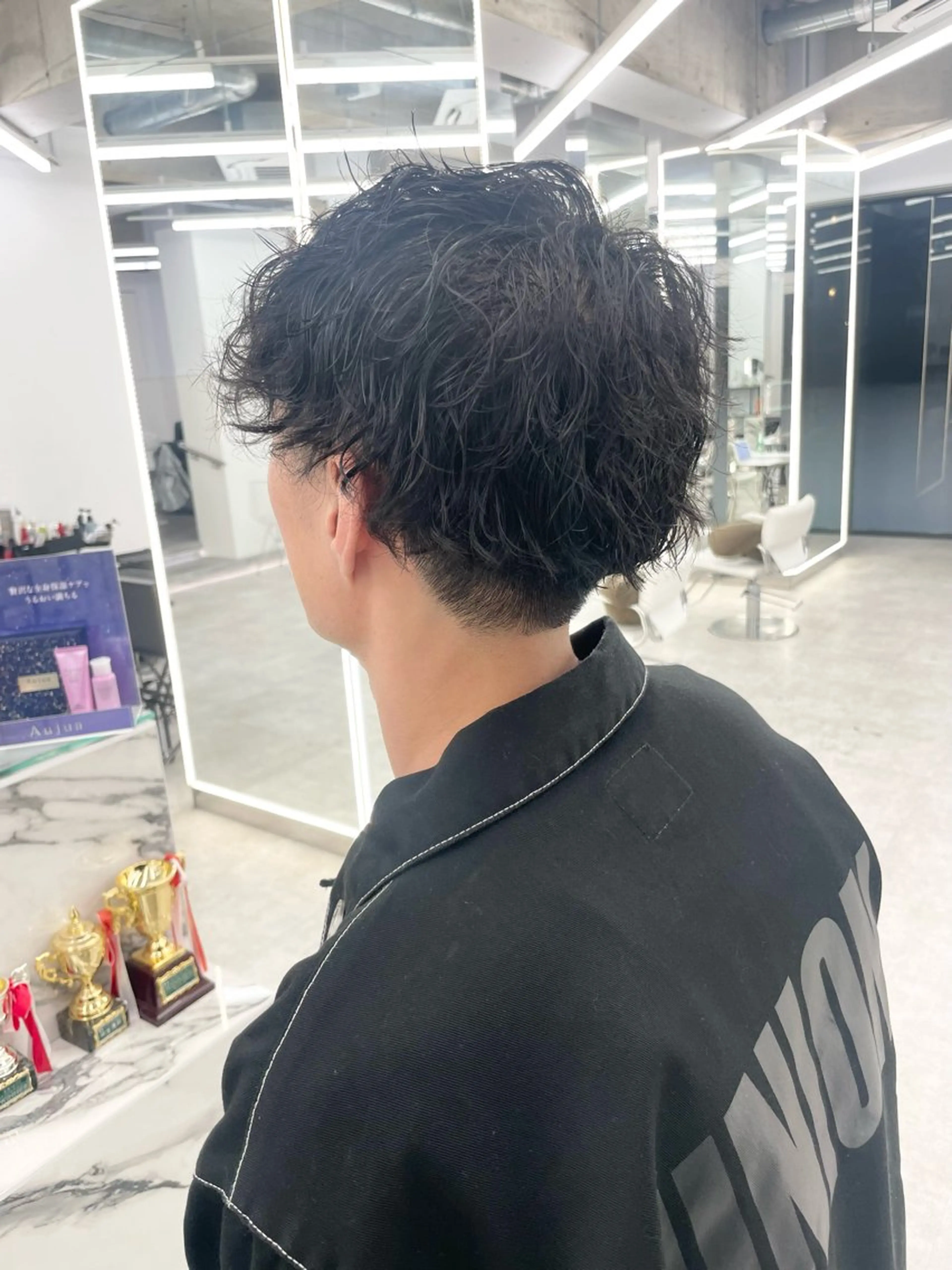 ショート パーマ メンズ メンズパーマ ツイストスパイラルパーマ スパイラルパーマ 【Brown】おじま のぞみのヘアスタイル