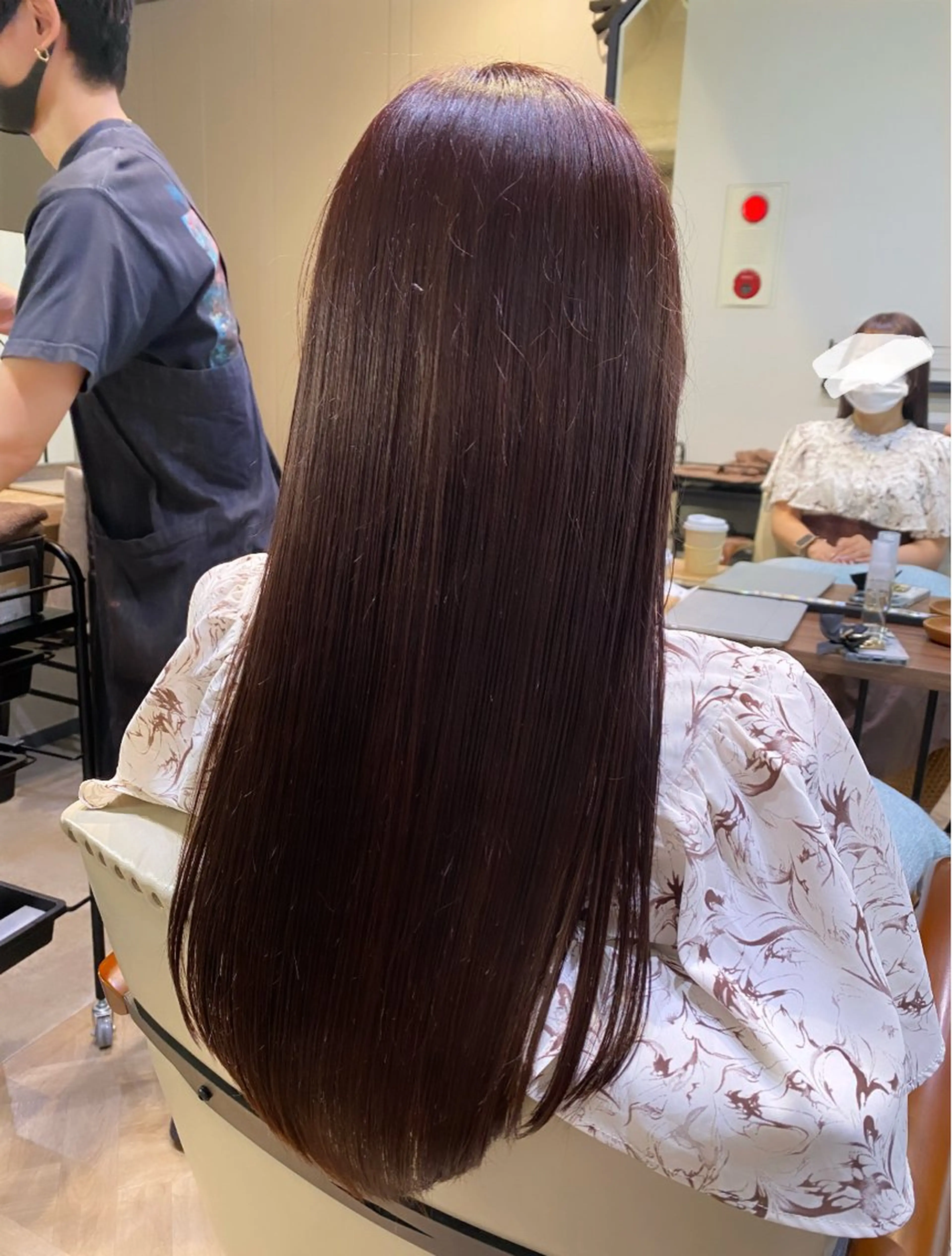 ロング カラー カット ヘアカラー 縮毛矯正 トリートメント 新宿 / Aujua ｿﾑﾘｴ🫧森田涼介のヘアスタイル