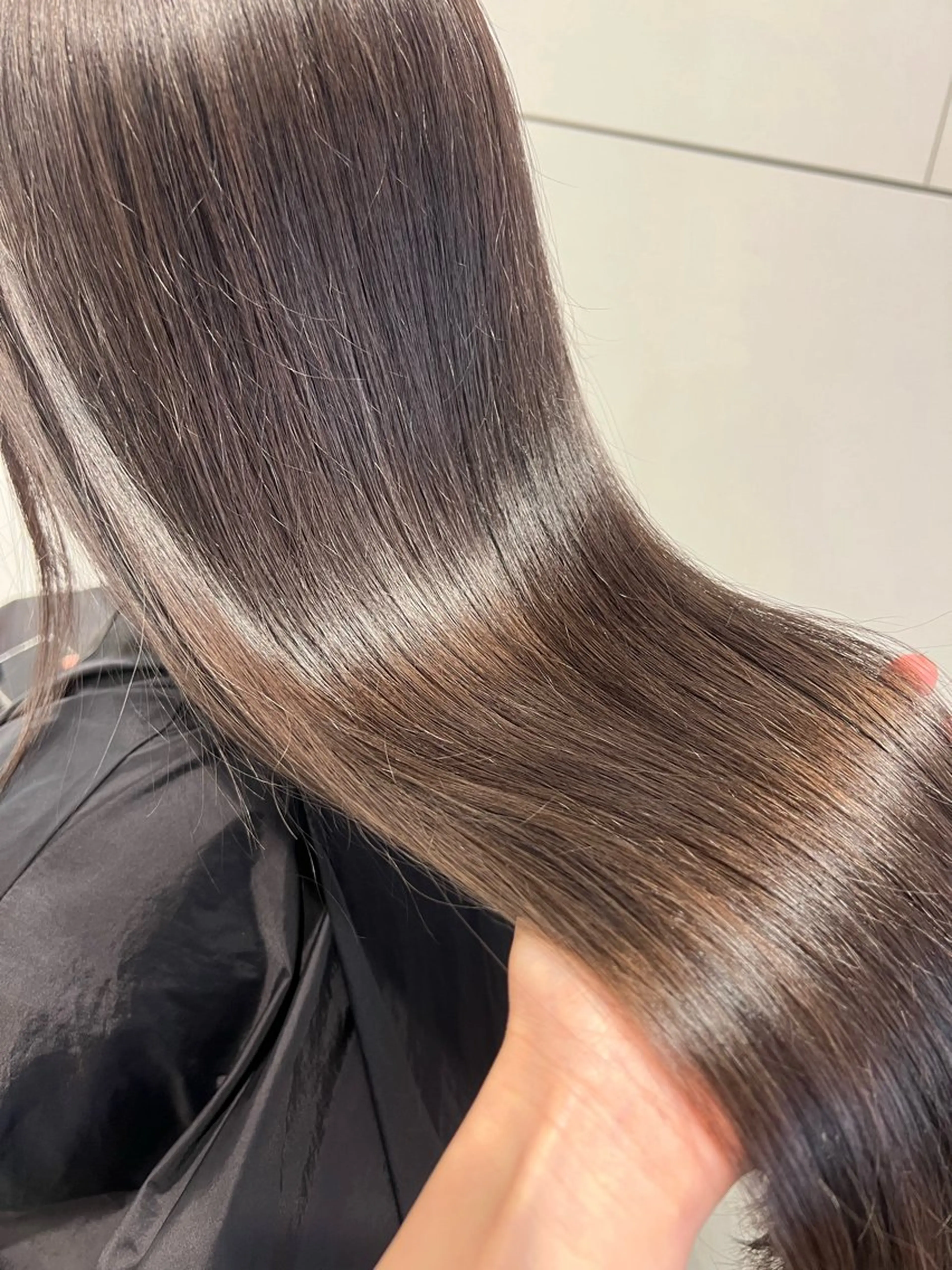 ロング カラー 髪質改善 レイヤー:透けカラー :髪質改善🌼✨のヘアスタイル
