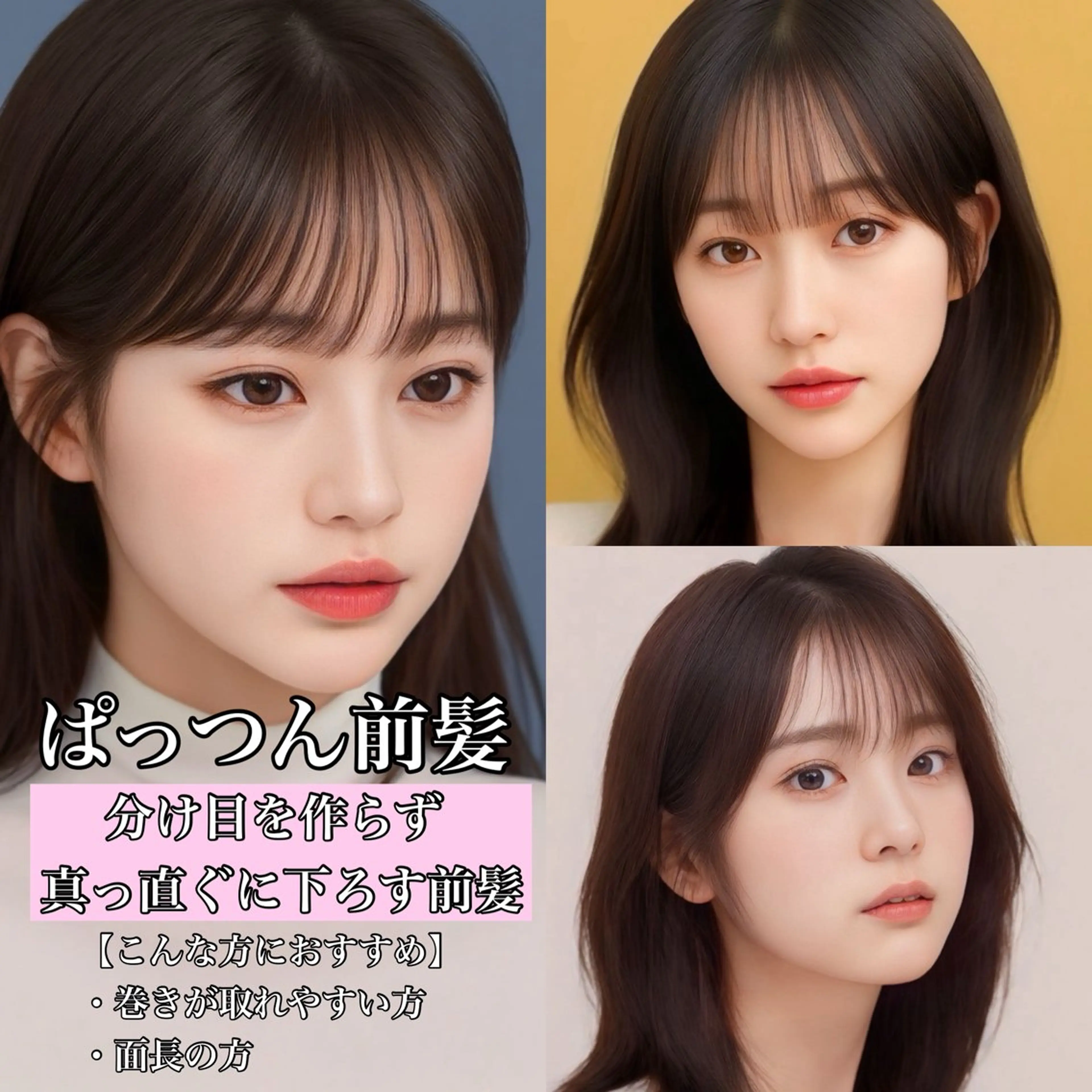 セミロング 映える顔まわり/前髪 特化 💗 ユキマのヘアスタイル