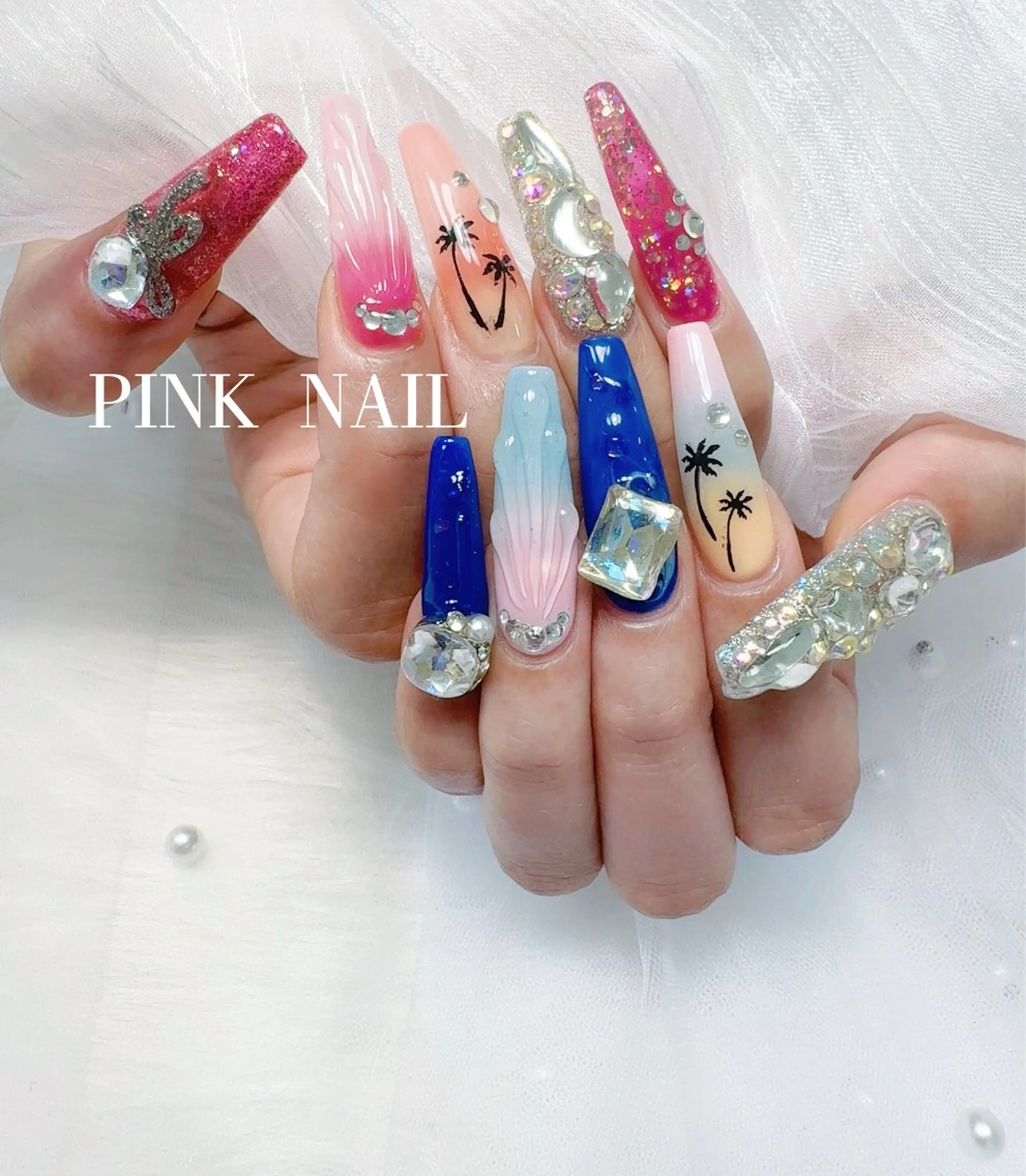 ネイル pink nailのネイルデザイン