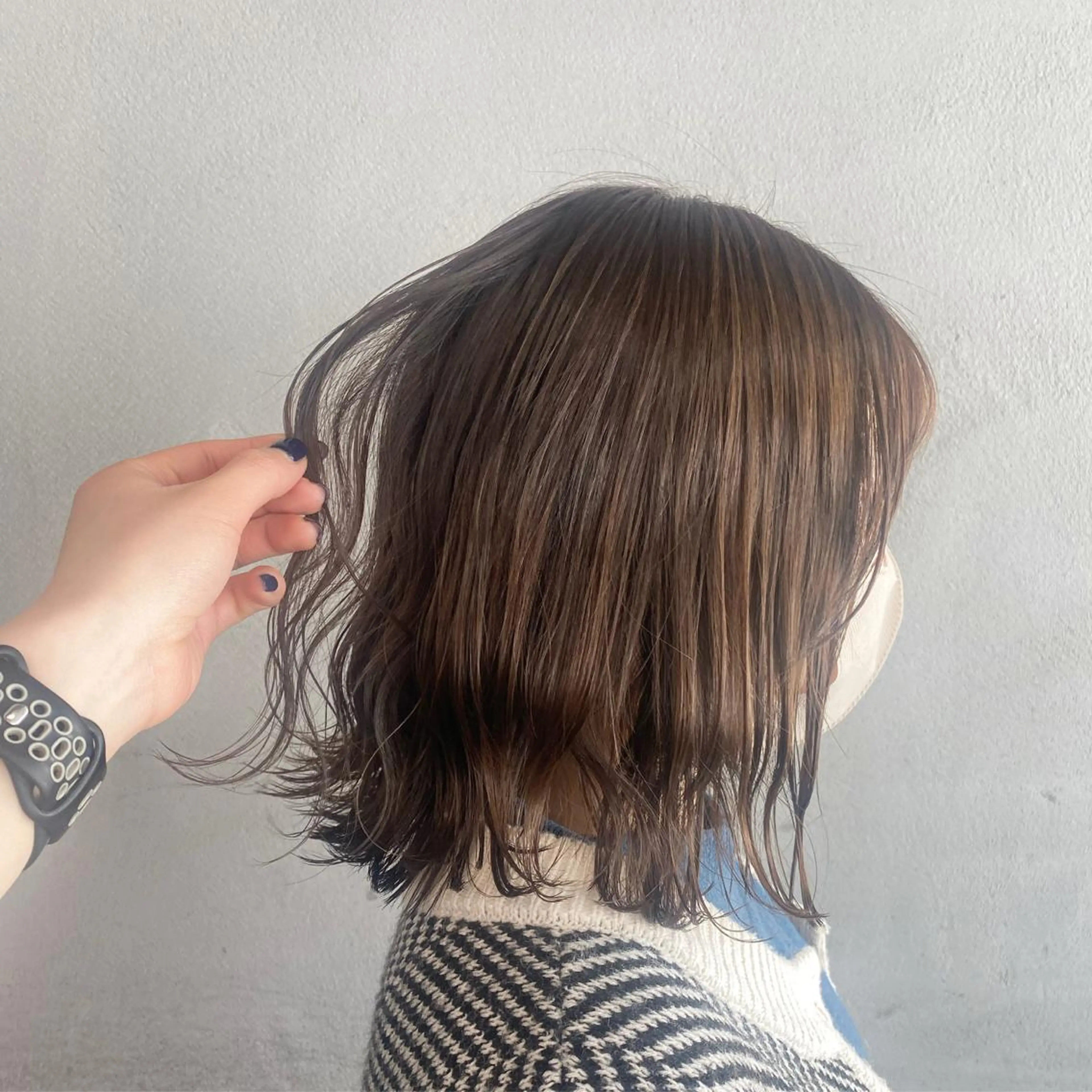 カラー ヘアアレンジ オリーブカラー ヘアカラー トリートメント #ボブ #ウルフ #tag佐藤璃美のヘアスタイル