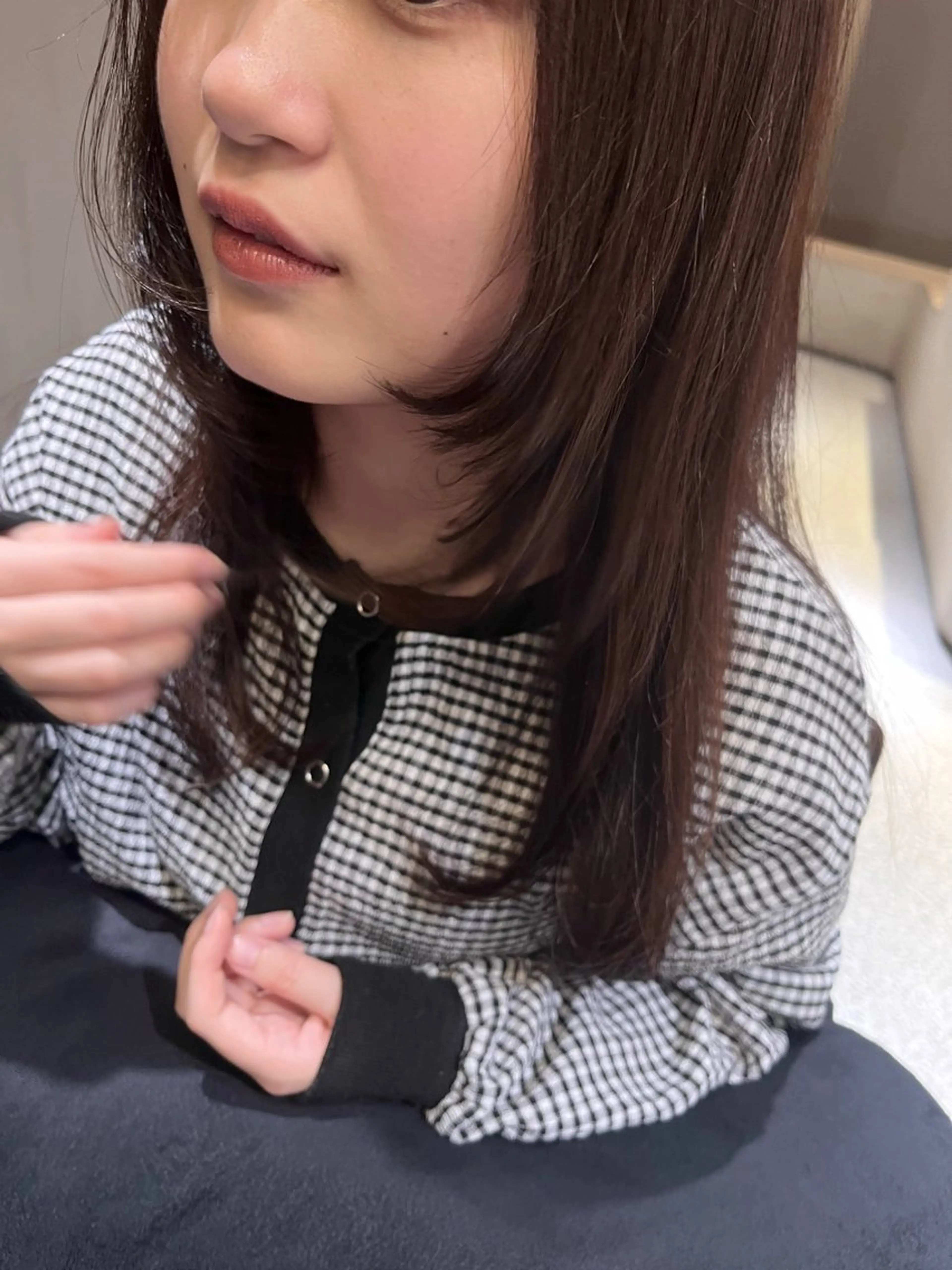 ロング col sapporo所属・あざと可愛い💓 盛れる顔まわり/uiのヘアスタイル