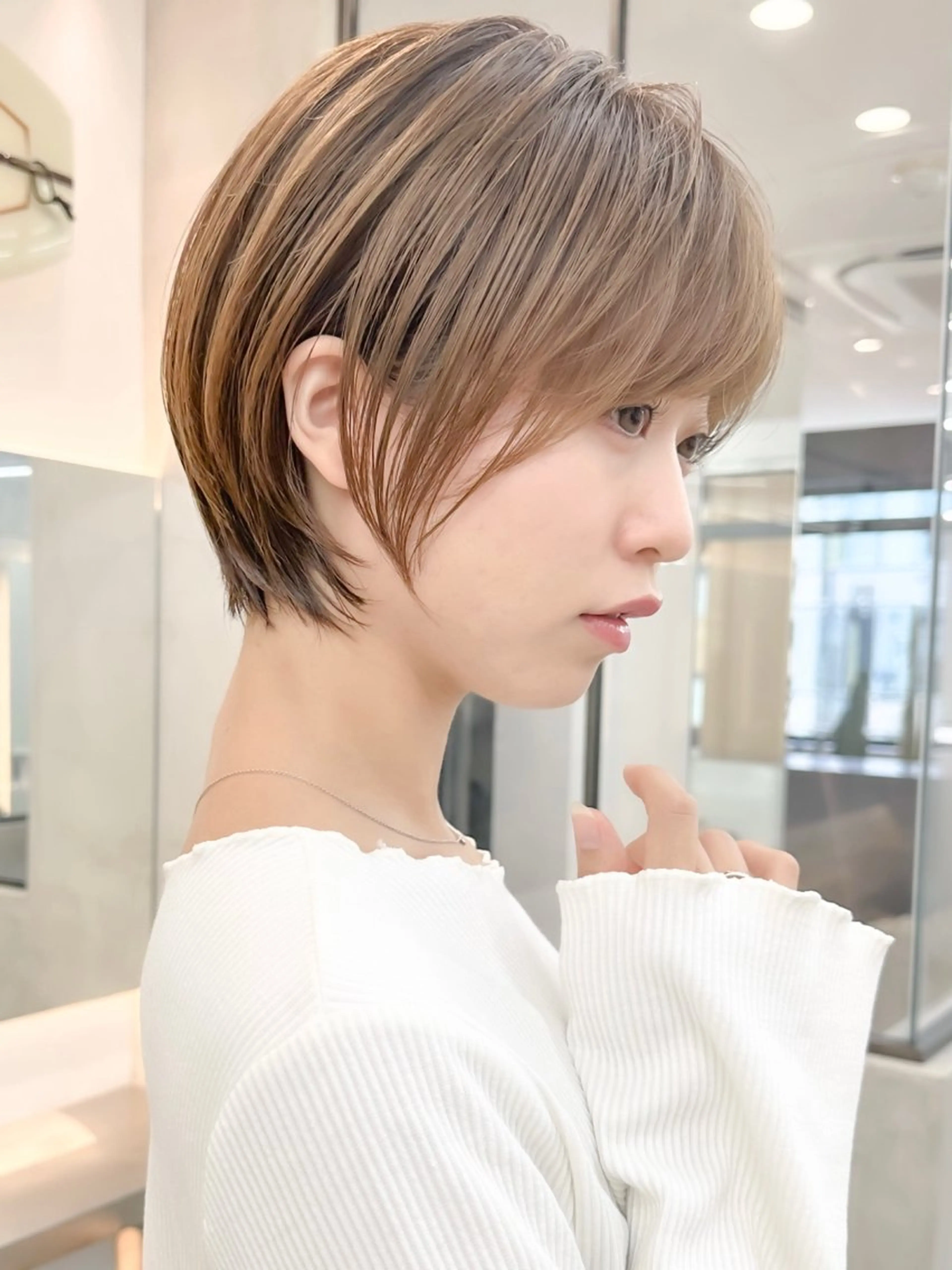 ショート Lond ciel所属・ショート🩵/パーマ 🇰🇷/月音のヘアスタイル