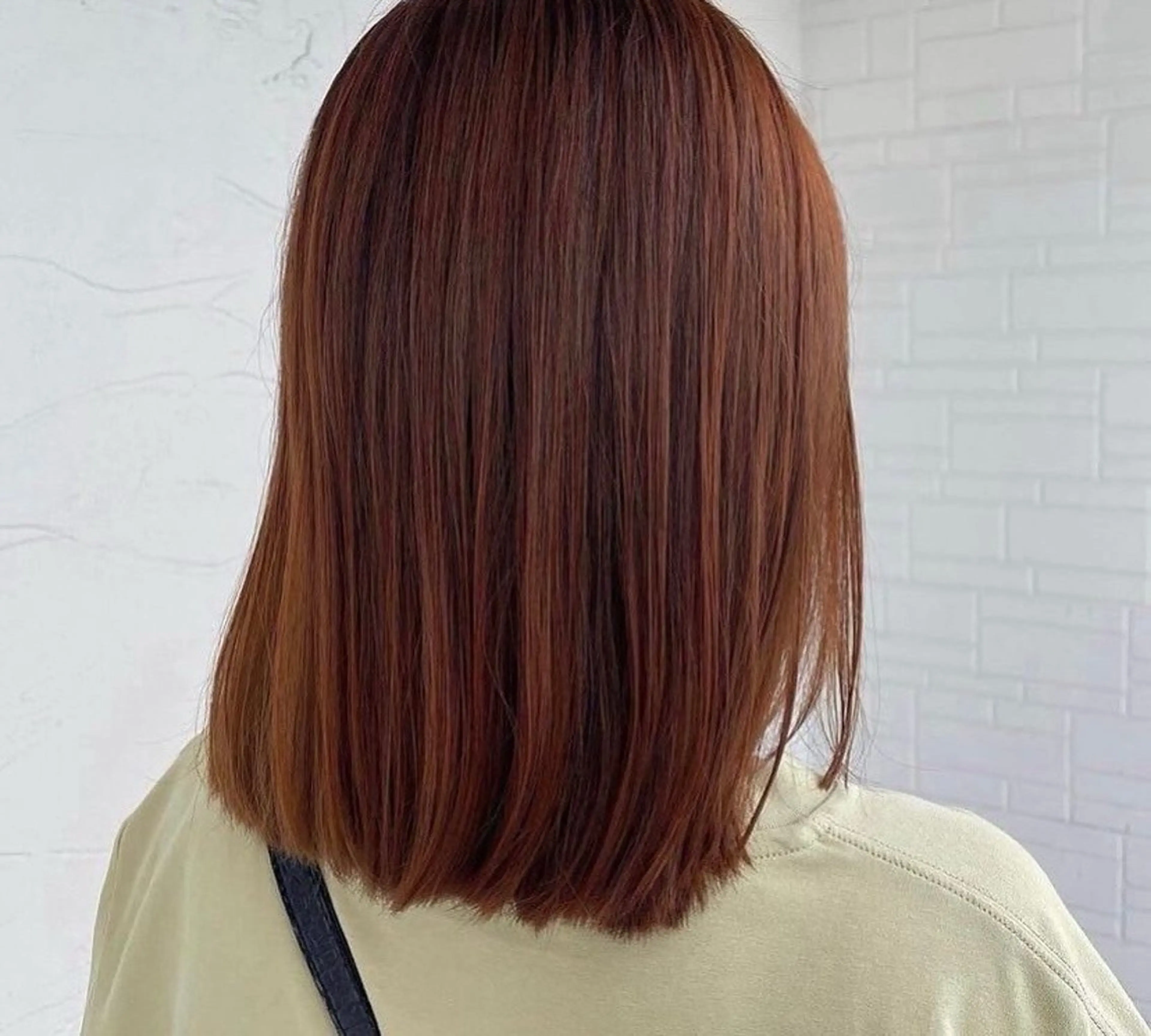 カラー 透明感カラー 白石 心愛のヘアスタイル
