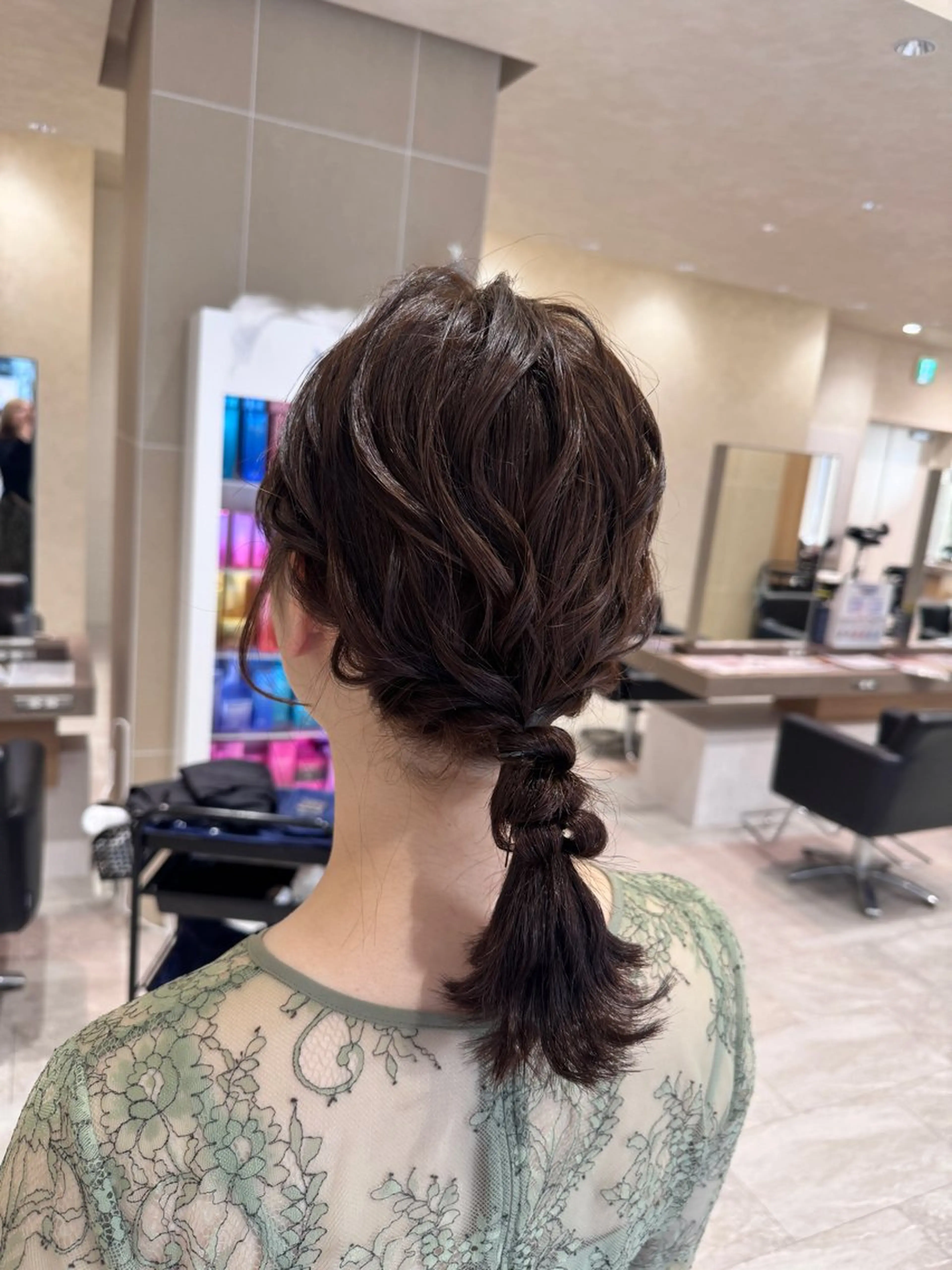 ミディアム ヘアアレンジ ヘアセット sakura❀/板橋 モデル募集中🪄︎︎のヘアスタイル