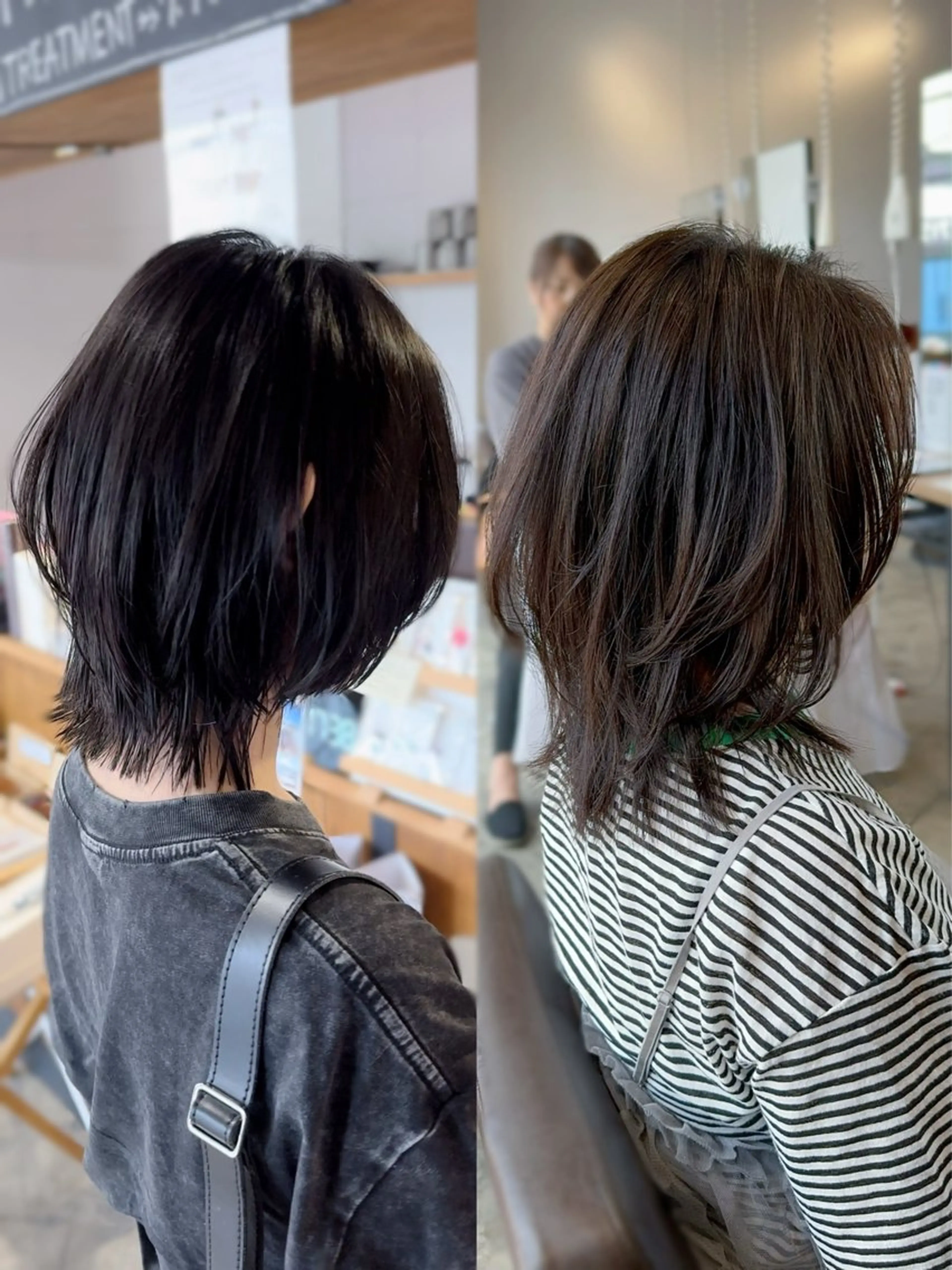 ミディアム レイヤーカット ウルフカット ウルフレイヤー カット 永田竜一/縮毛矯正/ 大人可愛い/レイヤーのヘアスタイル