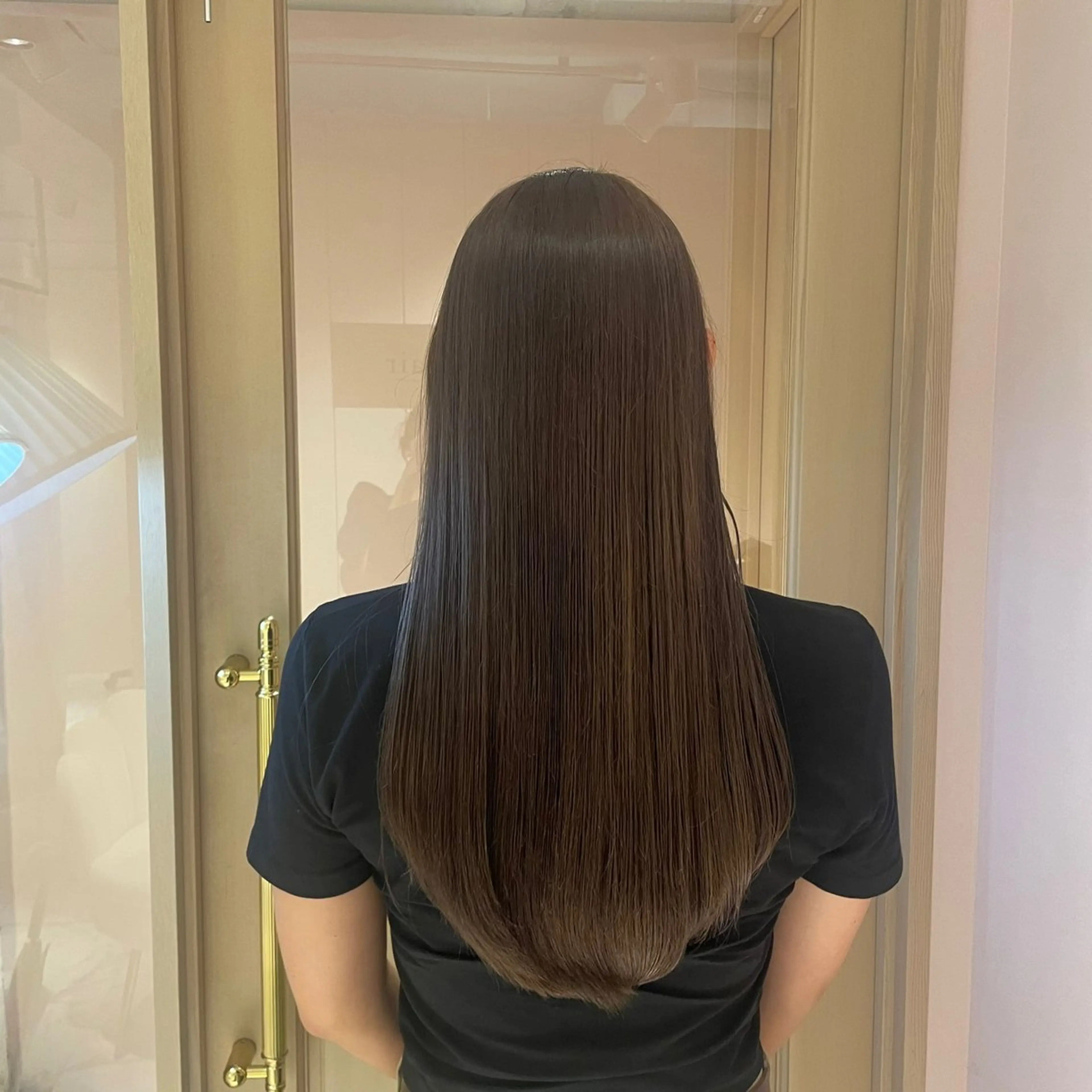 ロング カット ヘアカラー トリートメント ヘッドスパ youres hair 日吉所属・マホ ꕀワンホンꕀガーリーのヘアスタイル