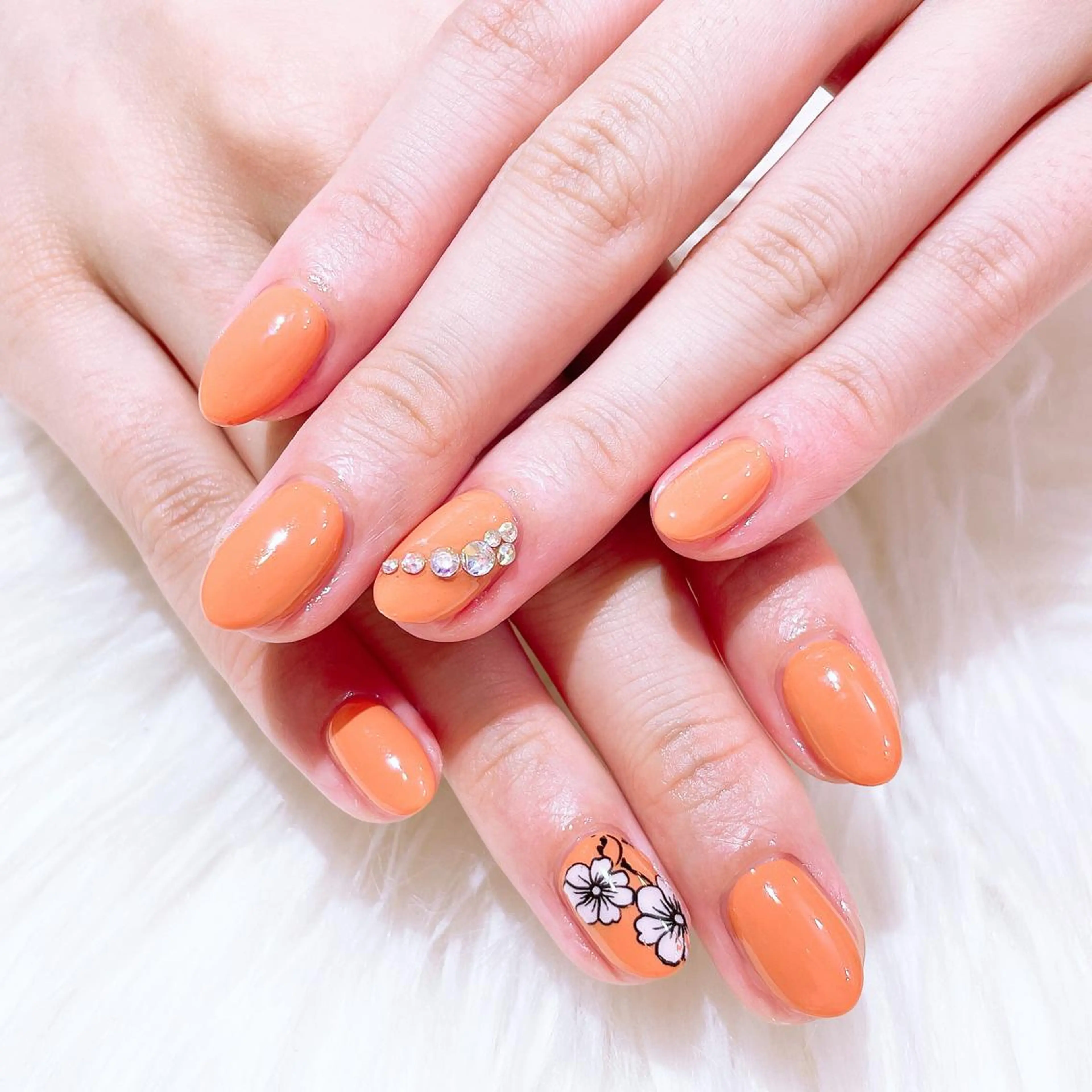 ネイル ✨Serenity ワンホンネイルのネイルデザイン