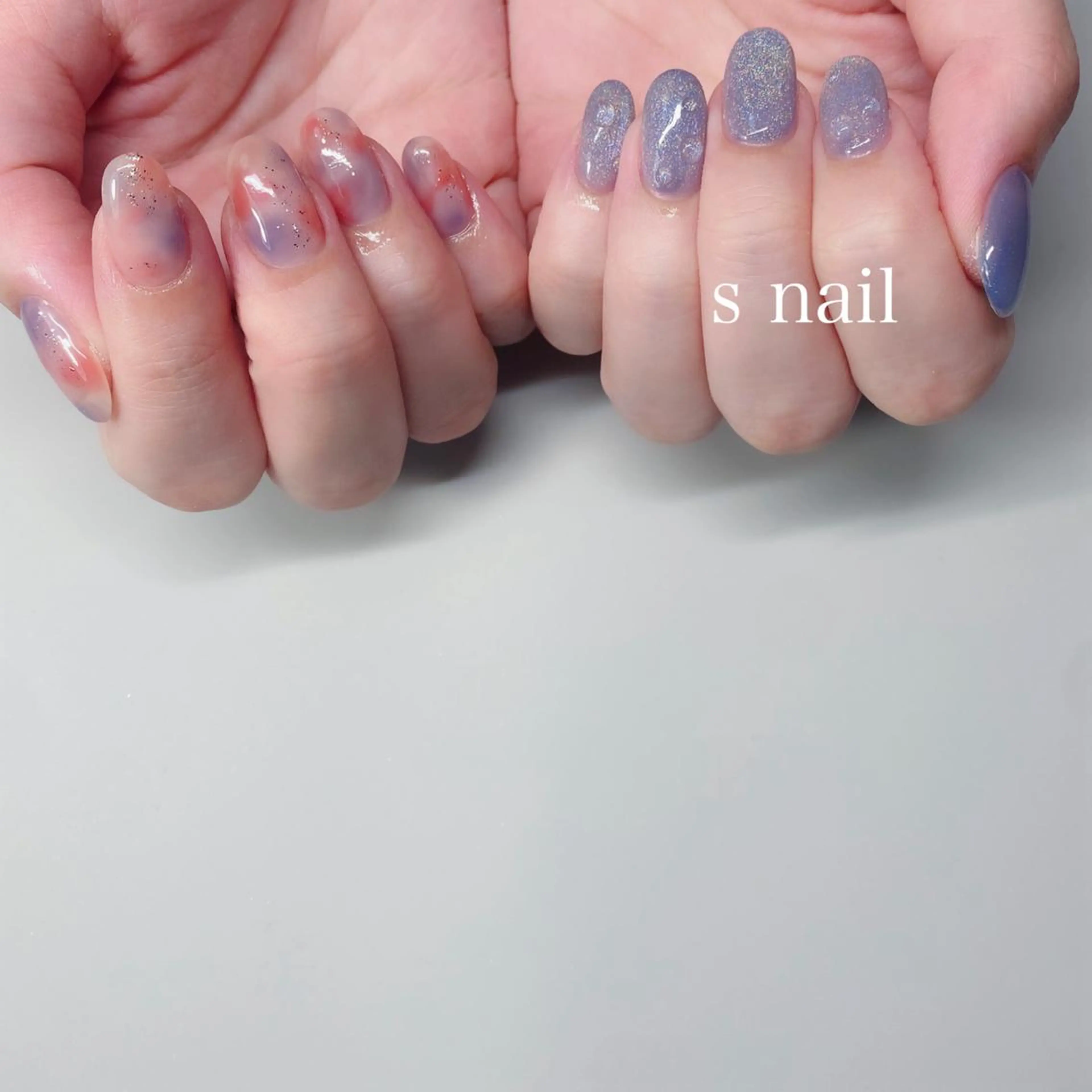 ネイル ニュアンスネイル ハンドネイル s nail さとよしみゆきのネイルデザイン