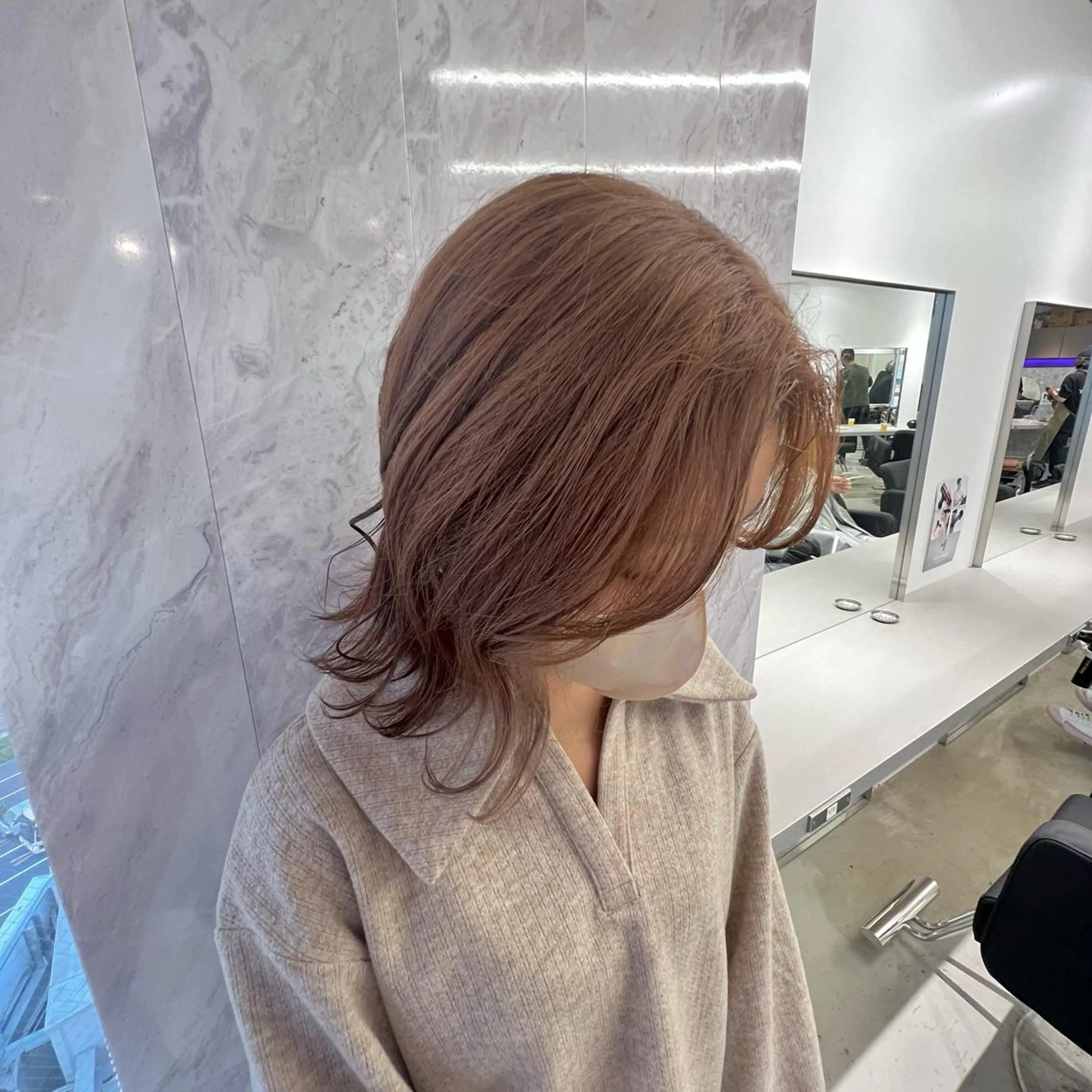 ミディアム ヘアカラー DAYS 2nd 久木山湧也のヘアスタイル