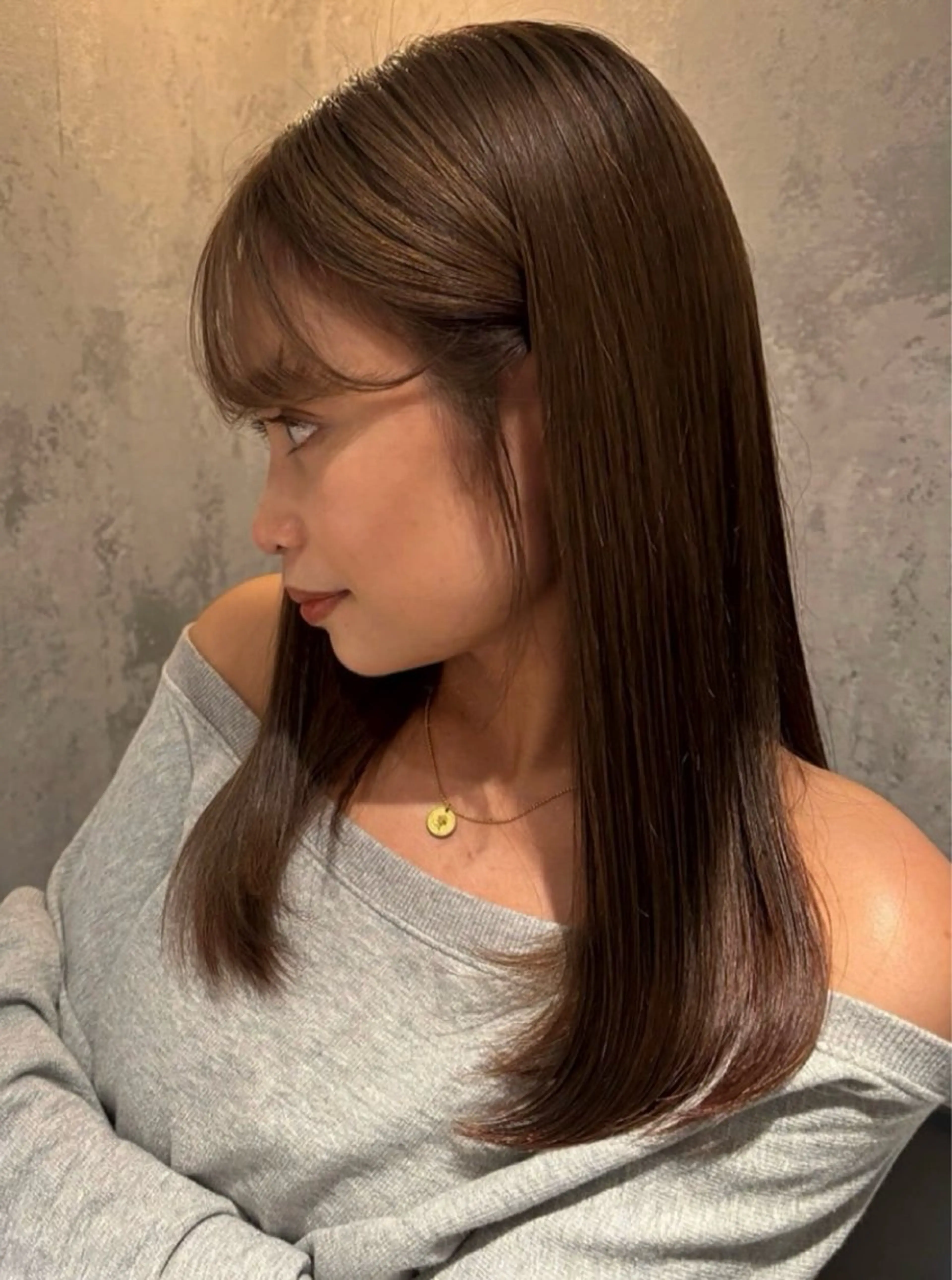 ロング カラー カット ヘアカラー トリートメント 艶髪/カラー特化 /ヘアアレンジ/桜悠のヘアスタイル