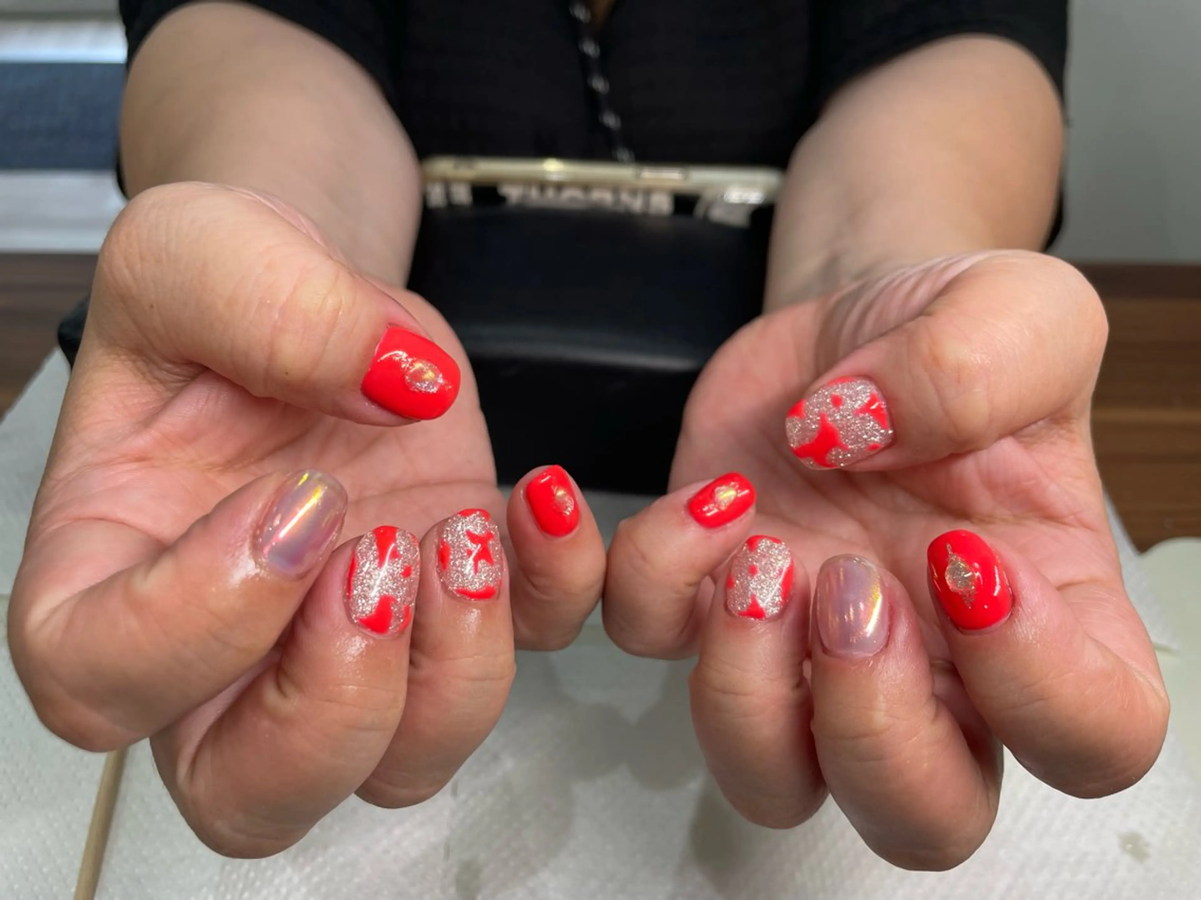 ネイル オレンジ Ricnail☾ ayanoのネイルデザイン