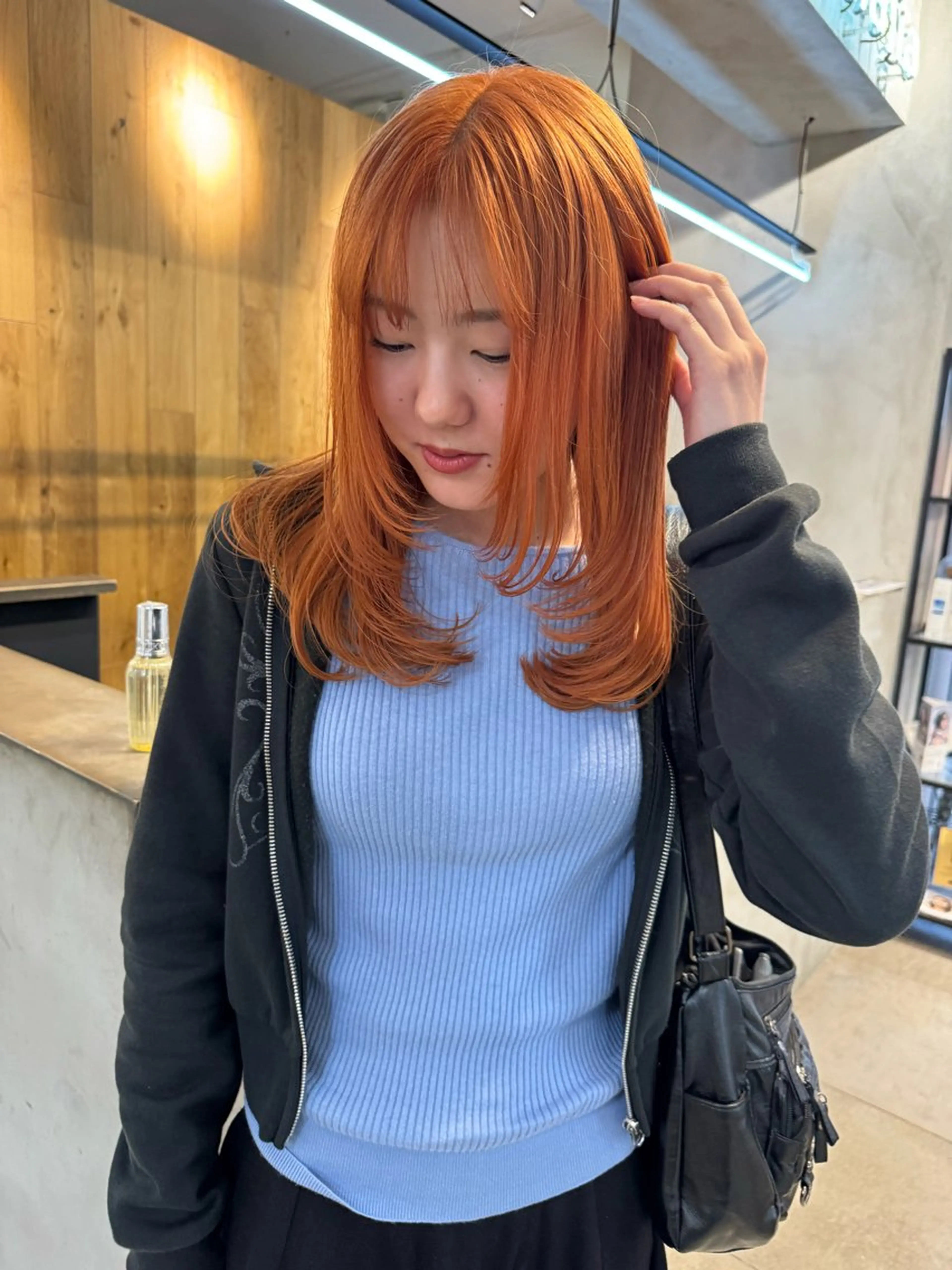 ロング カラー ブリーチ ケアカラー カット ヘアカラー Lomalia 🤍🫧/makoのヘアスタイル