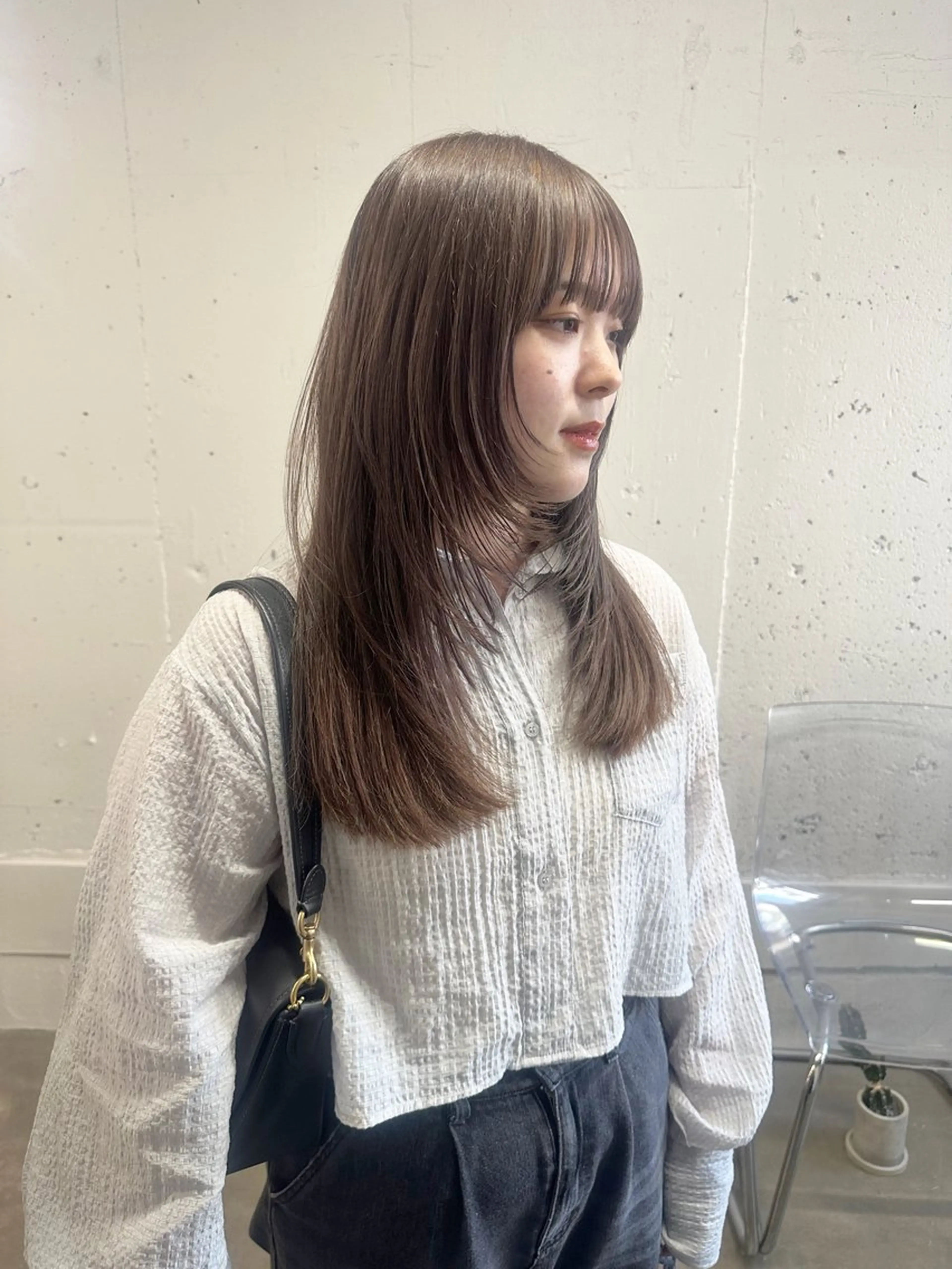 カラー ヘアカラー ロングレイヤー ¥0🎀MEIのヘアスタイル