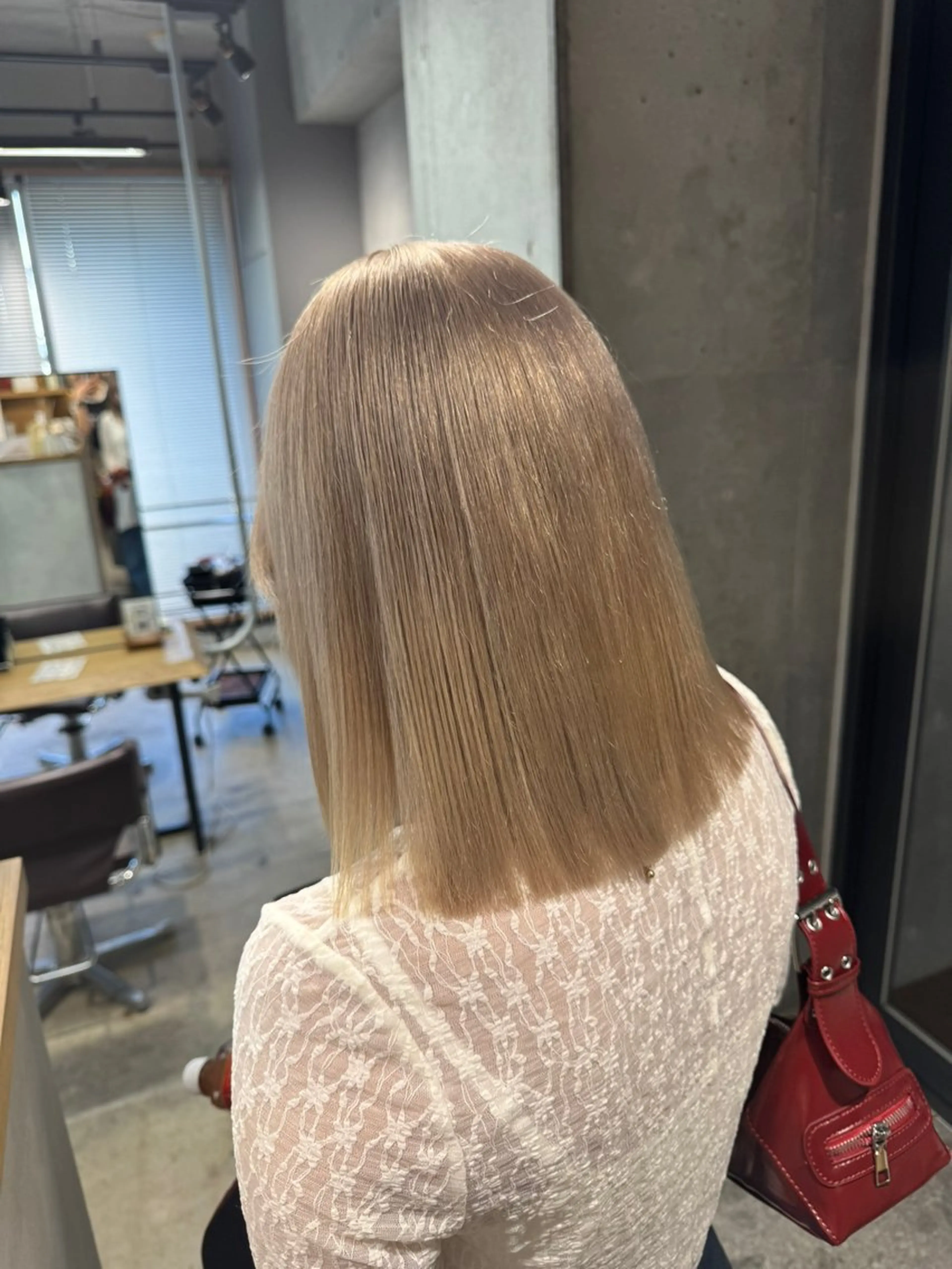 ミディアム ヘアカラー 🎀ダブルカラー hinata🎀のヘアスタイル