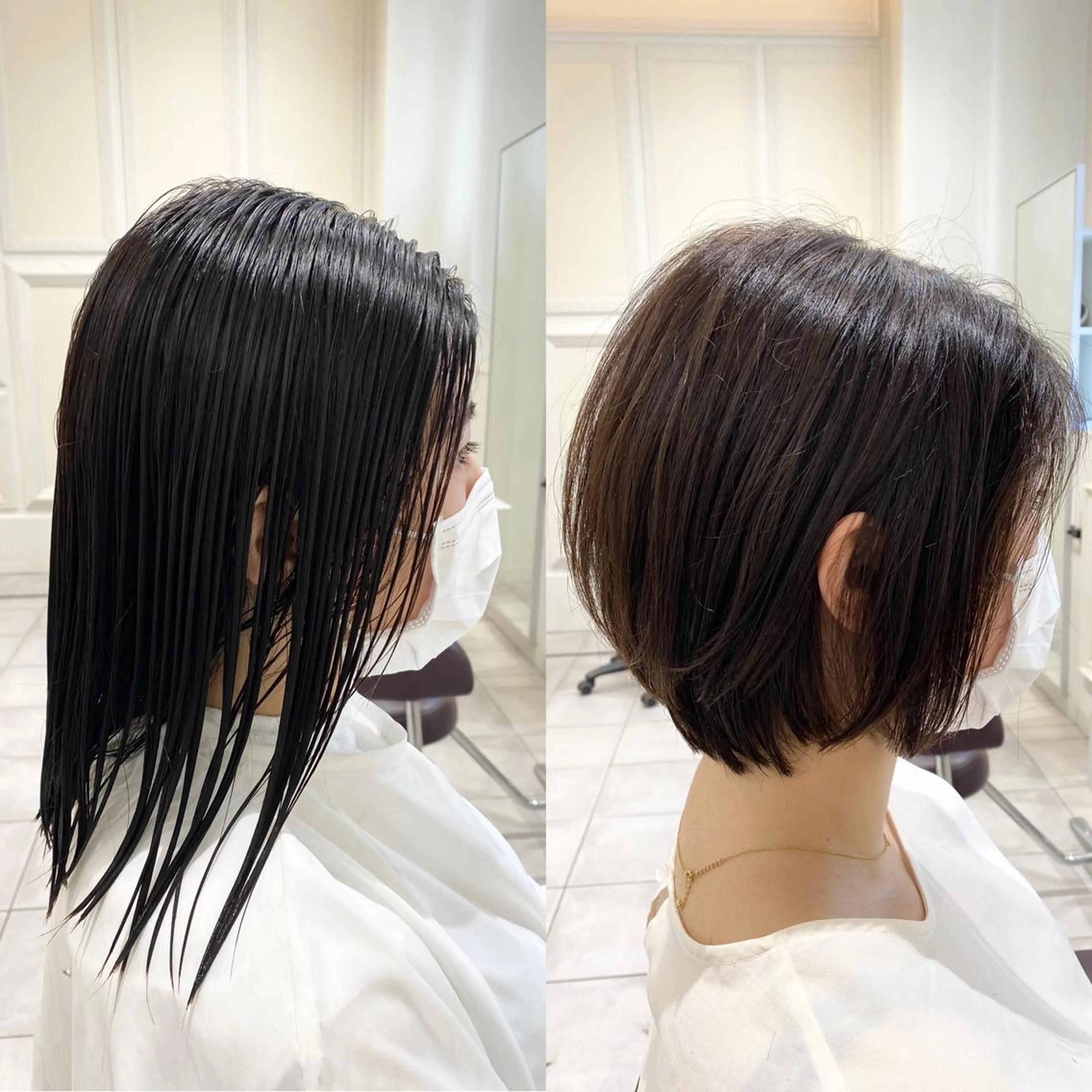 ショート カット ヘアカラー トリートメント 暗髪透明感カラー/ インナー/小島良太のヘアスタイル
