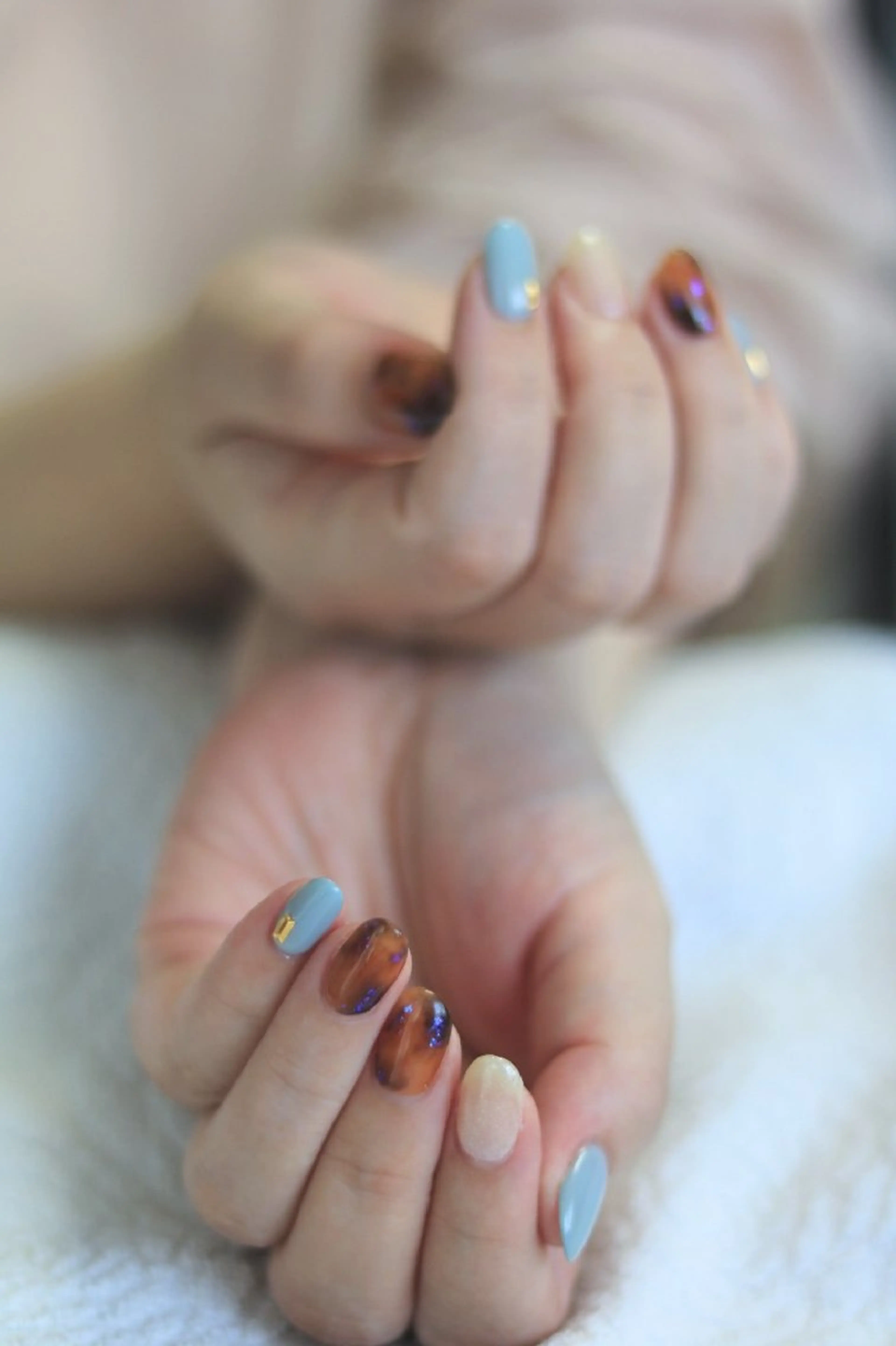 ネイル べっ甲ネイル ジェルネイル ニュアンスネイル Nail Atelier B.のネイルデザイン