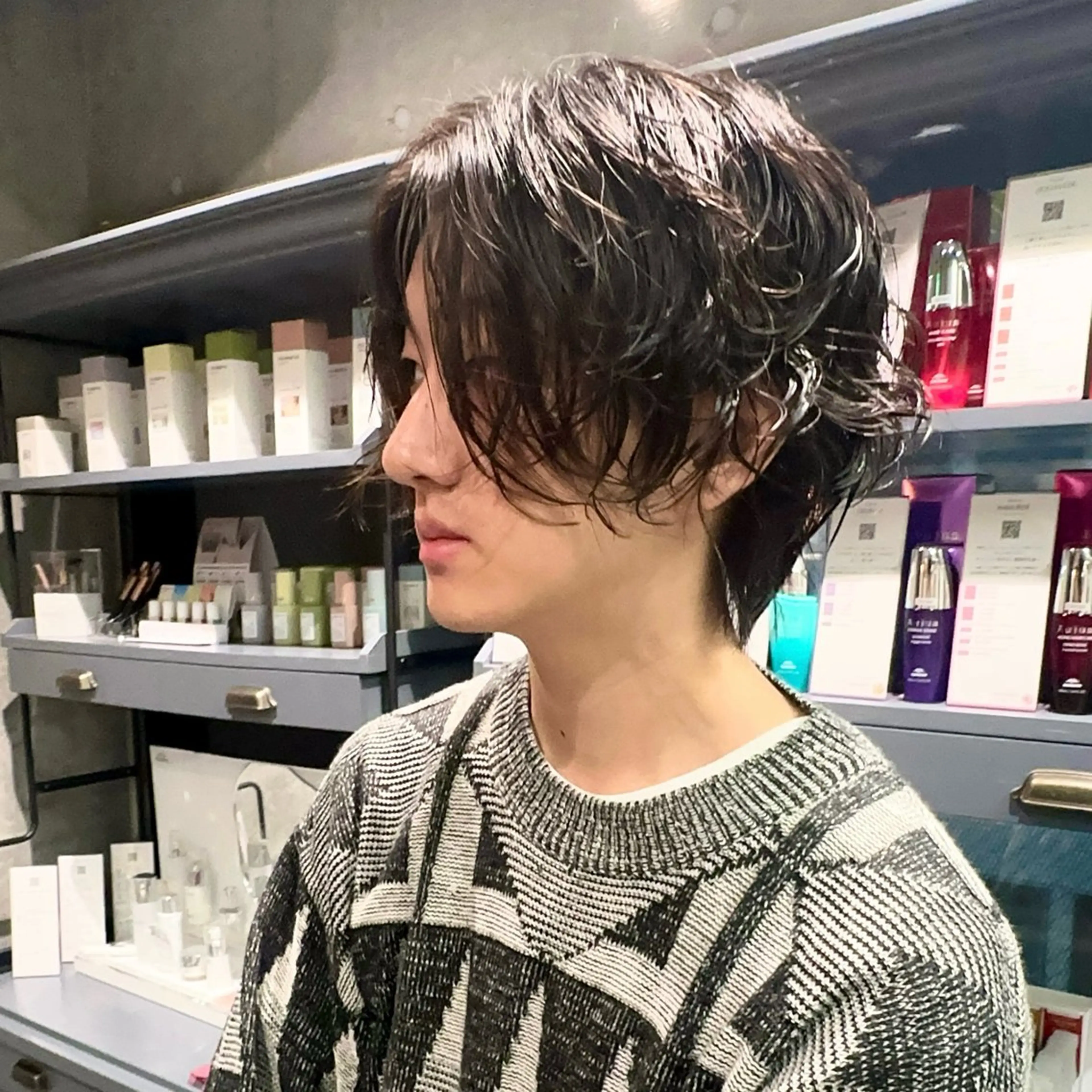 パーマ メンズ カット パーマ yui 🎀 Men's 特化のヘアスタイル