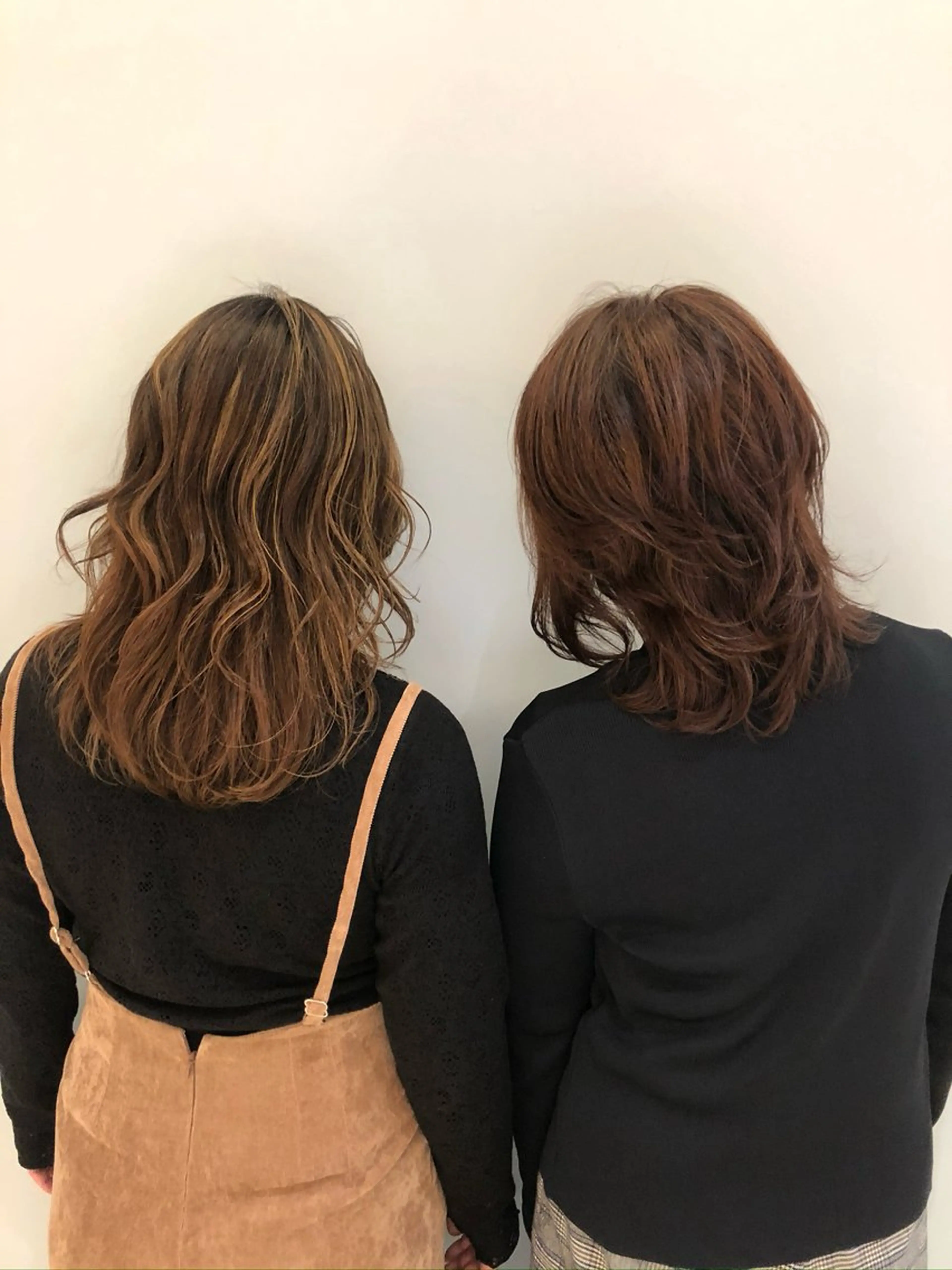 ロング カラー ベージュカラー ブラウンカラー デザインカラー ハイライトカラー オレンジ カット ヘアカラー トリートメント TELA HAIR南流山店所属・TELA HAIR Annaのヘアスタイル