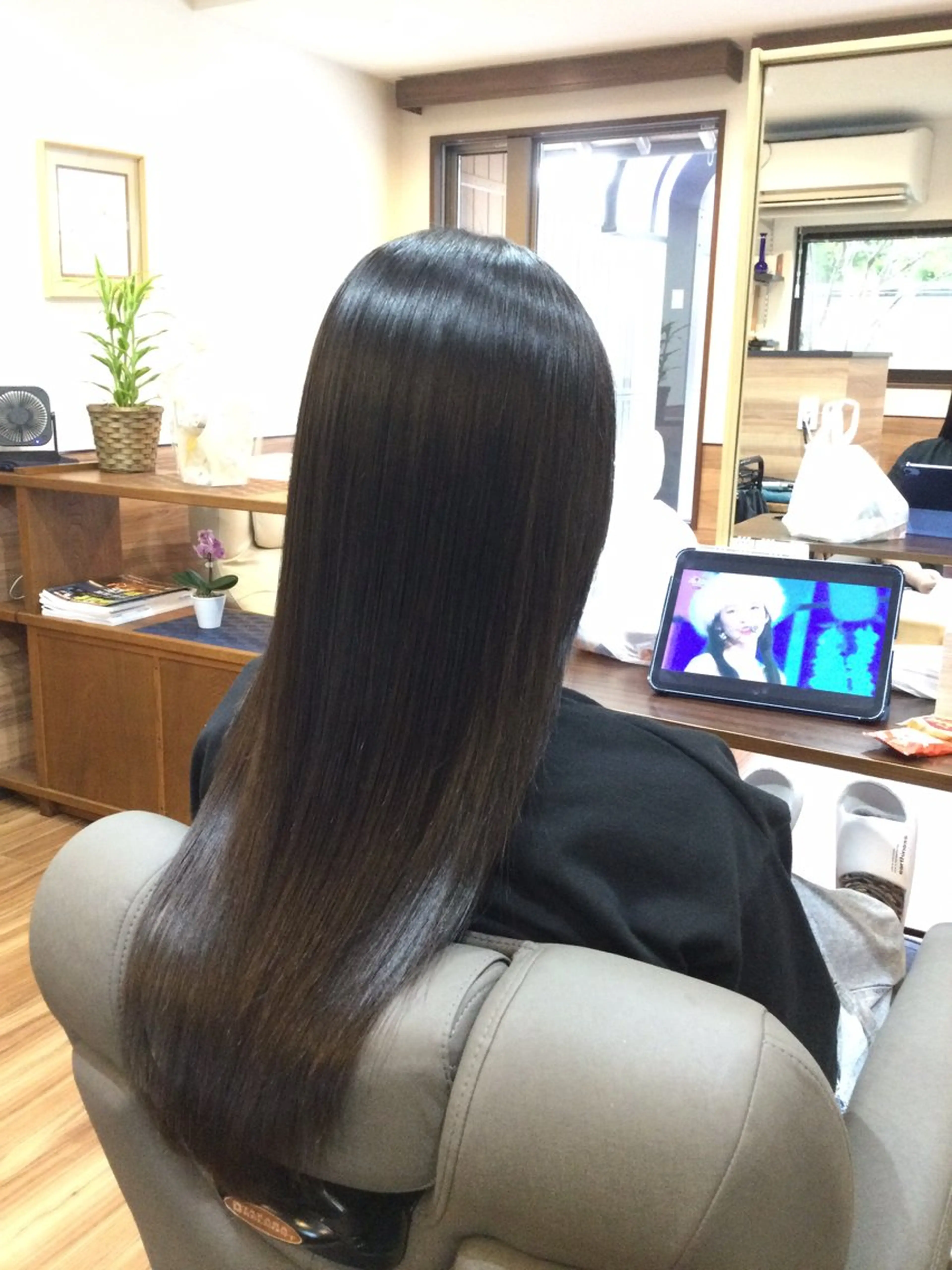 ロング 縮毛矯正 縮毛矯正 トリートメント Annon プライベートサロンのヘアスタイル