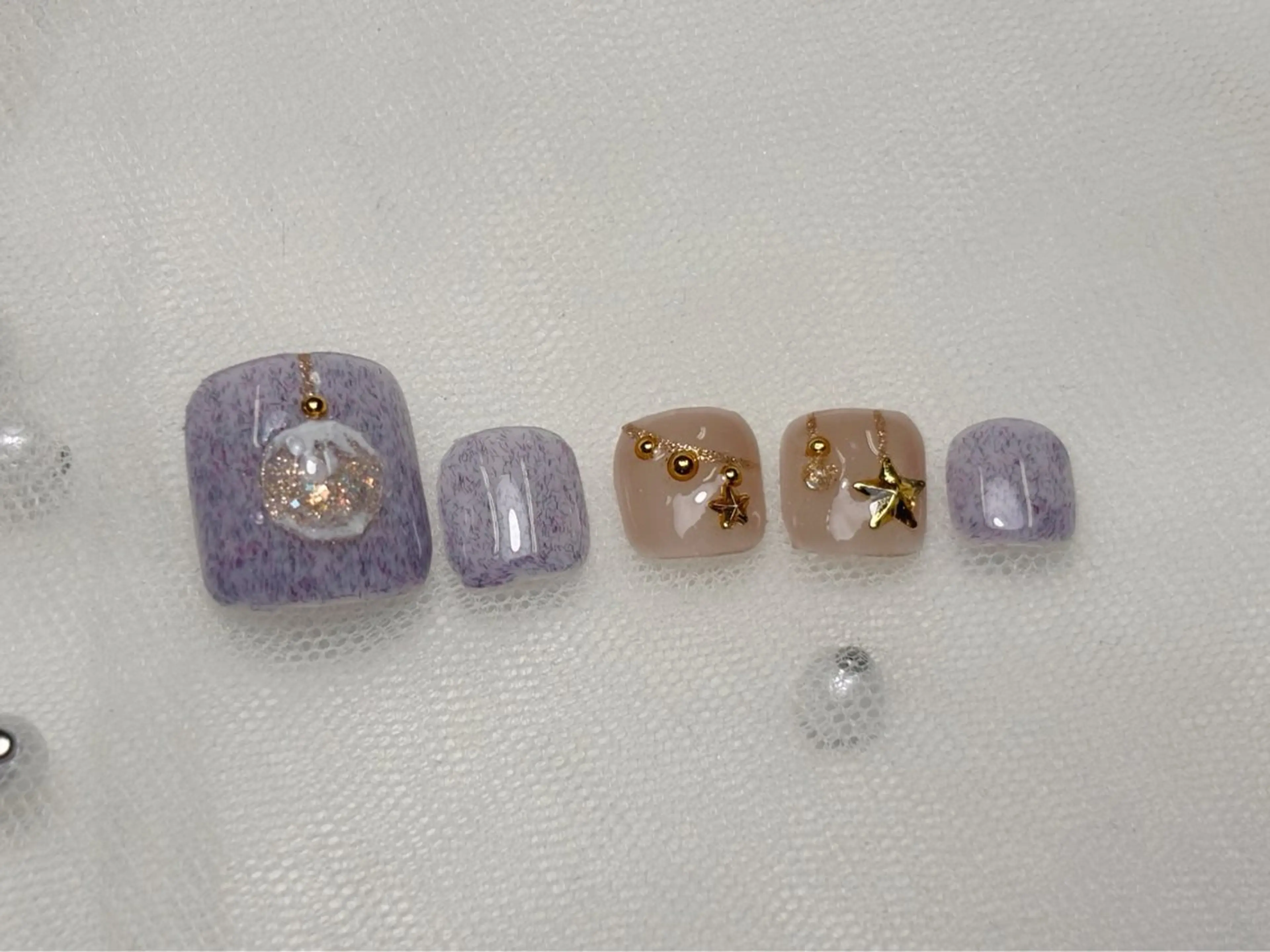 ネイル フットネイル Jr NAILIST Manaのネイルデザイン