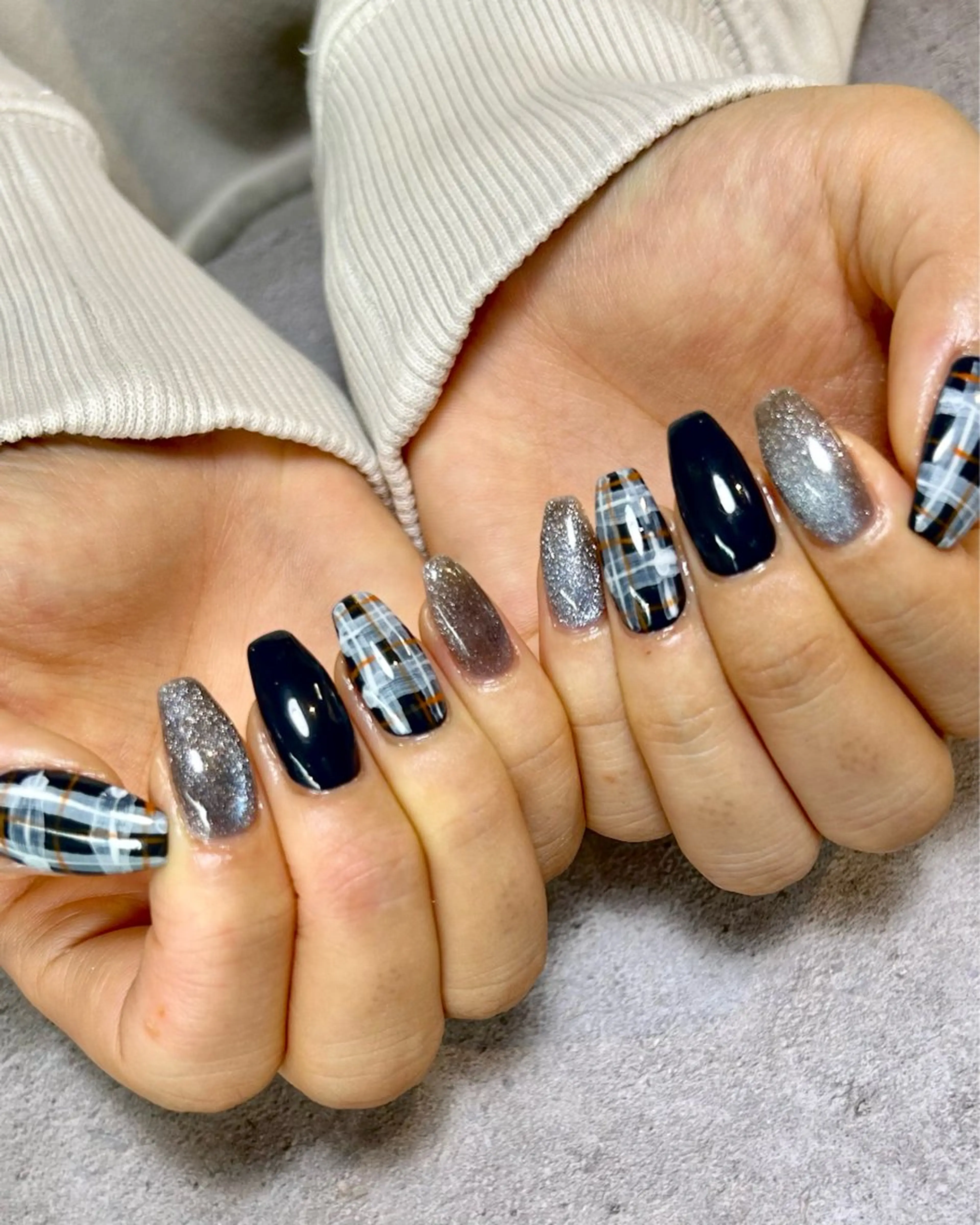 ネイル カジュアル 持ち込み ハンドネイル Reflection marikoのネイルデザイン