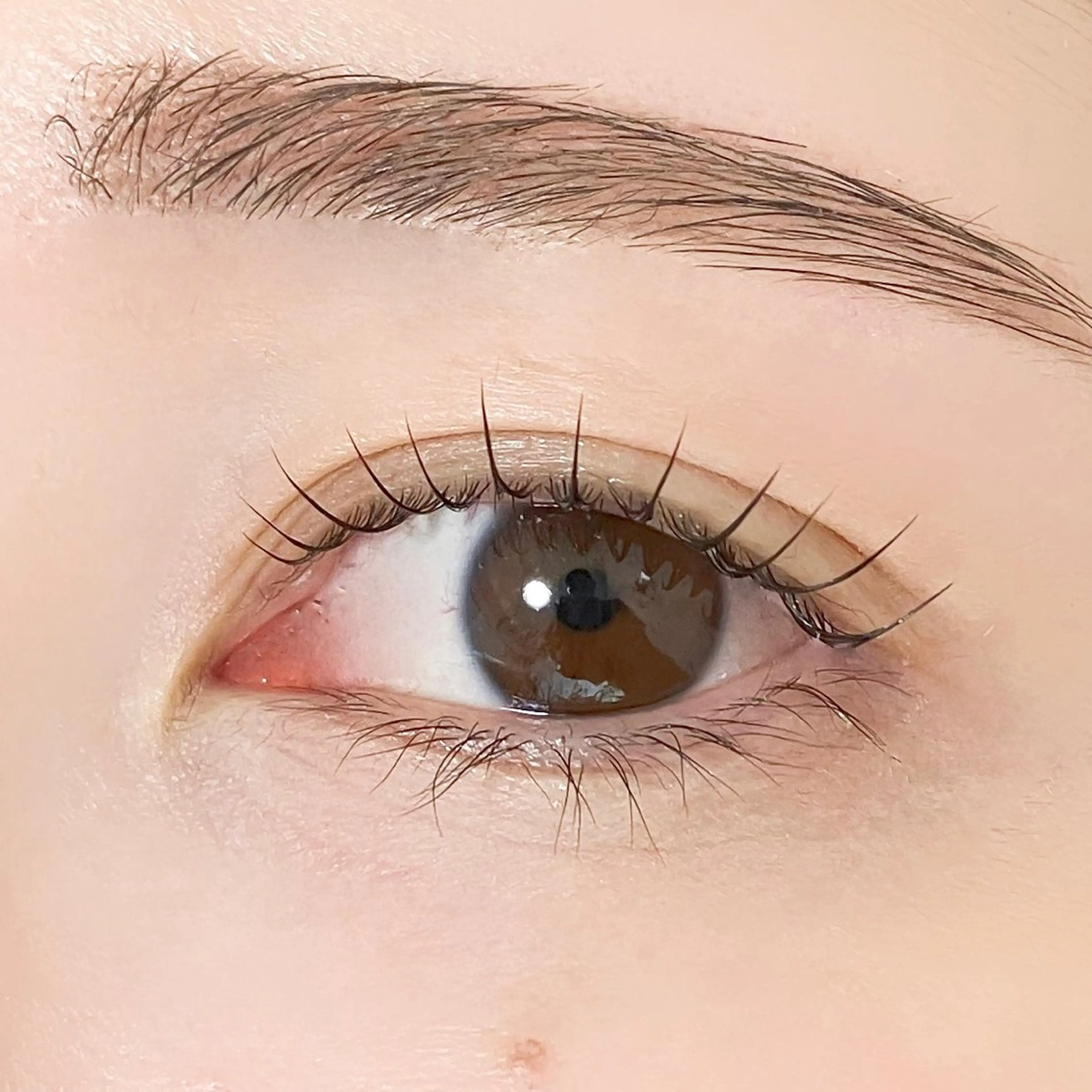 マツエク・マツパ 束感まつ毛 韓国風マツエク パリジェンヌラッシュリフト まつげパーマ 一重×まつ毛パーマ 渋谷／束感まつげ パーマ／YUKIのマツエク・マツパデザイン