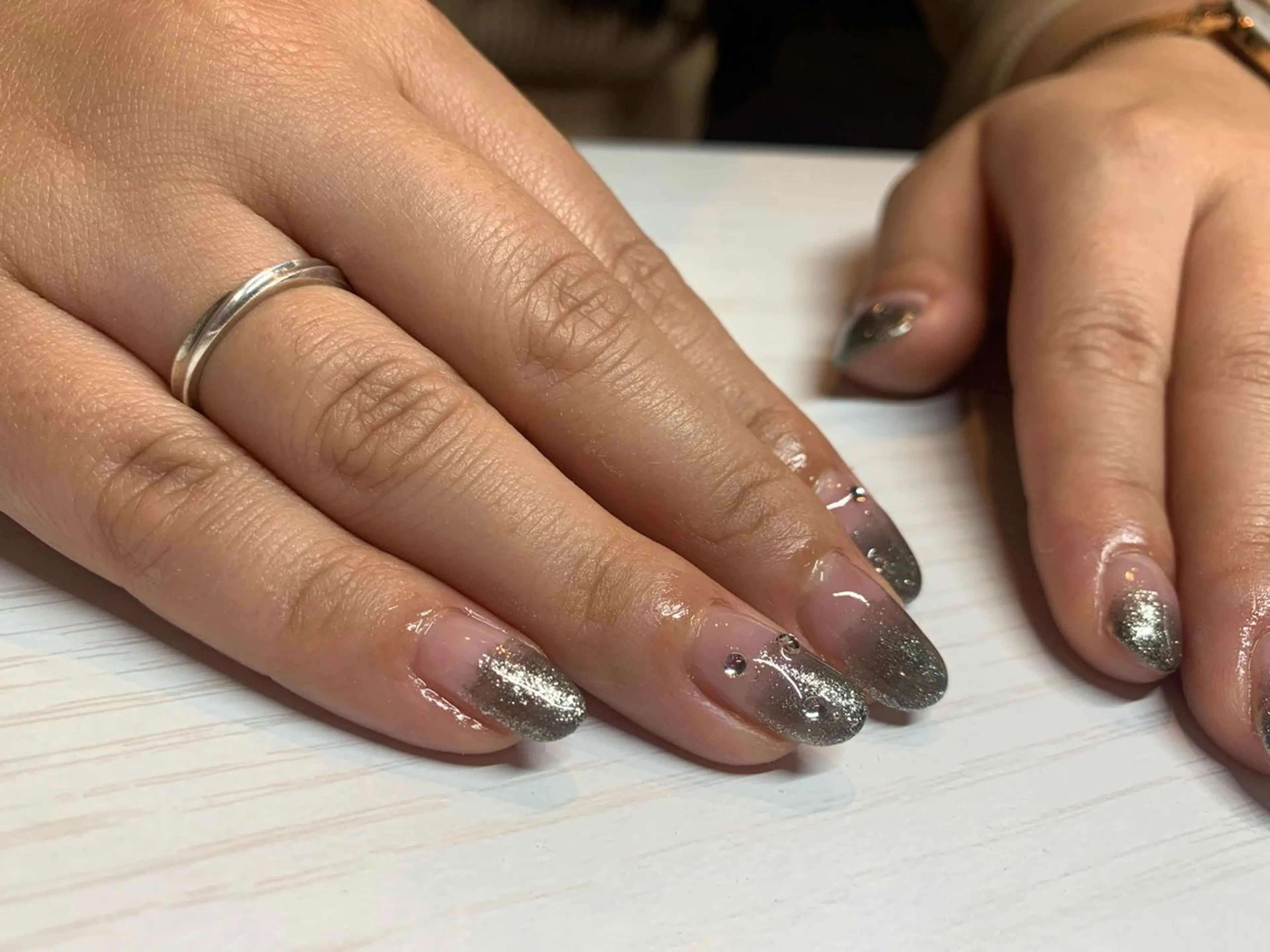 ネイル ストーンネイル ハンドネイル share＋honmachi所属・rn__nail ♡のネイルデザイン