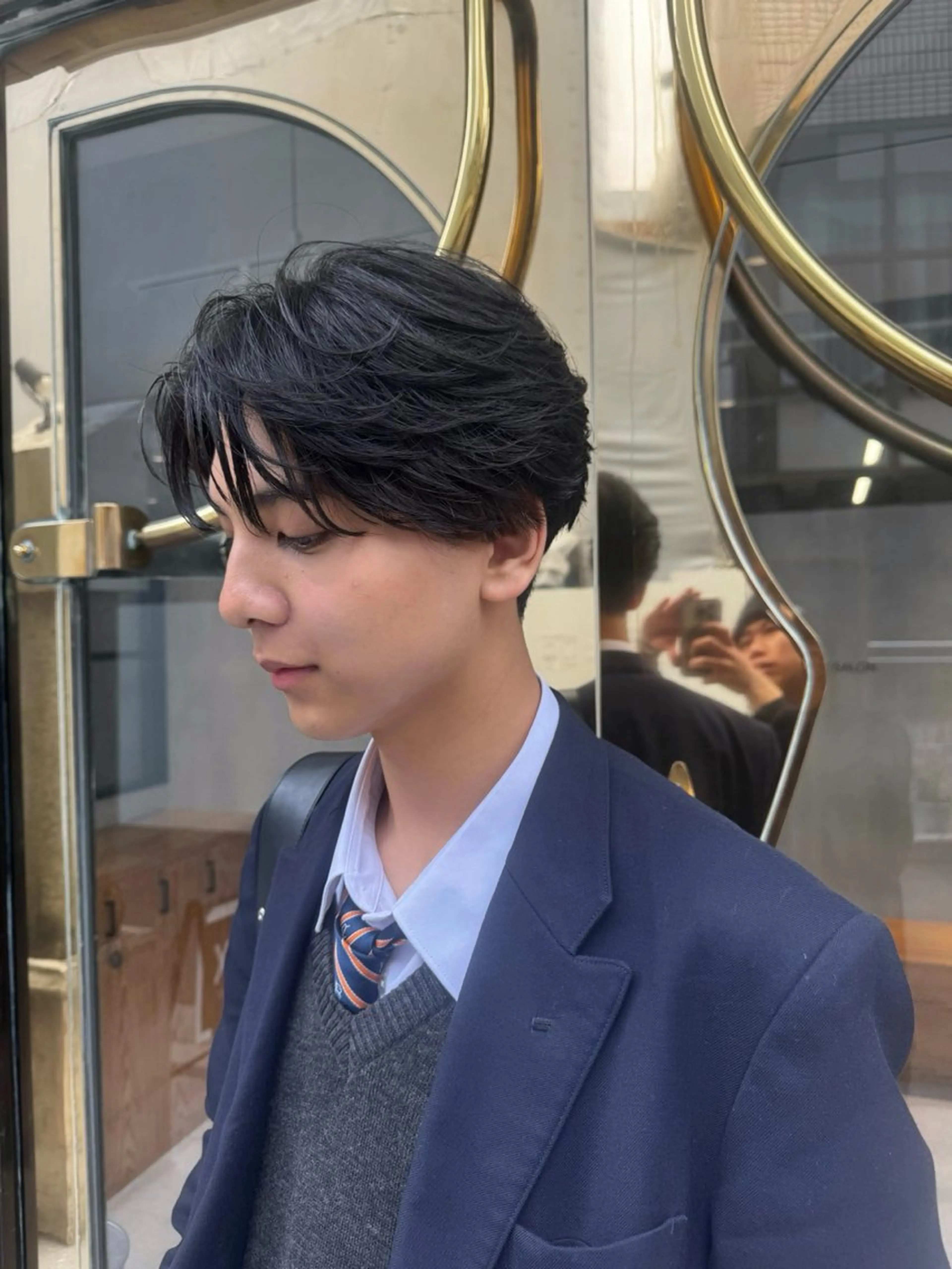 ショート パーマ メンズ カット パーマ メンズNO.1口コミ 高評価🟡三澤拓海✅のヘアスタイル