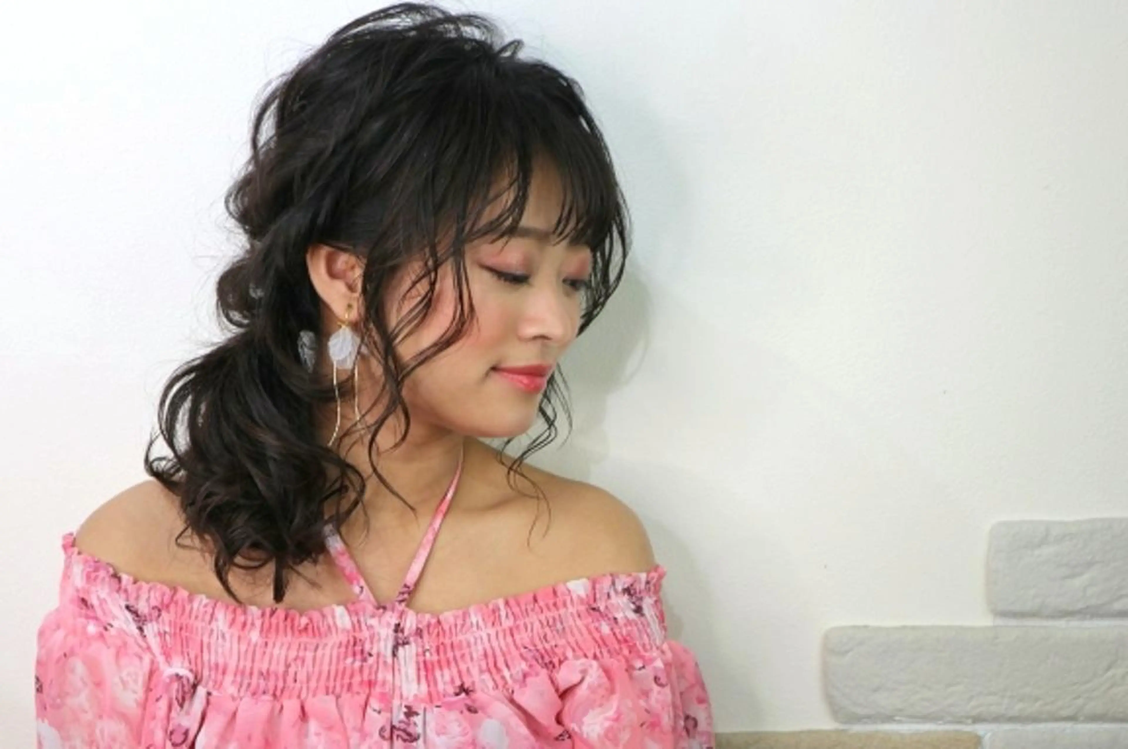 セミロング カラー ヘアアレンジ ヘアセット HIME. ＊*ヒメドットのその他イメージ